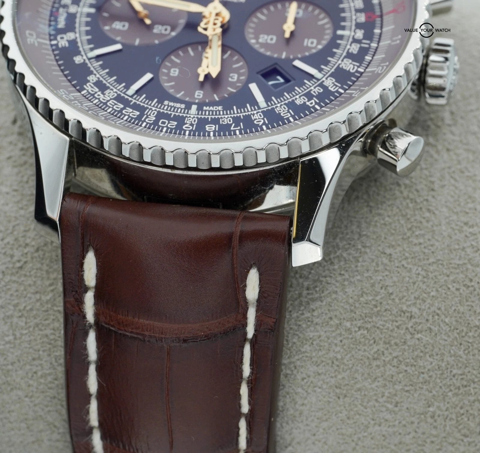 Breitling Navitimer 01 Brown Black Dial Limited Edition 46mm BOXES/PAPERS! - Image 8