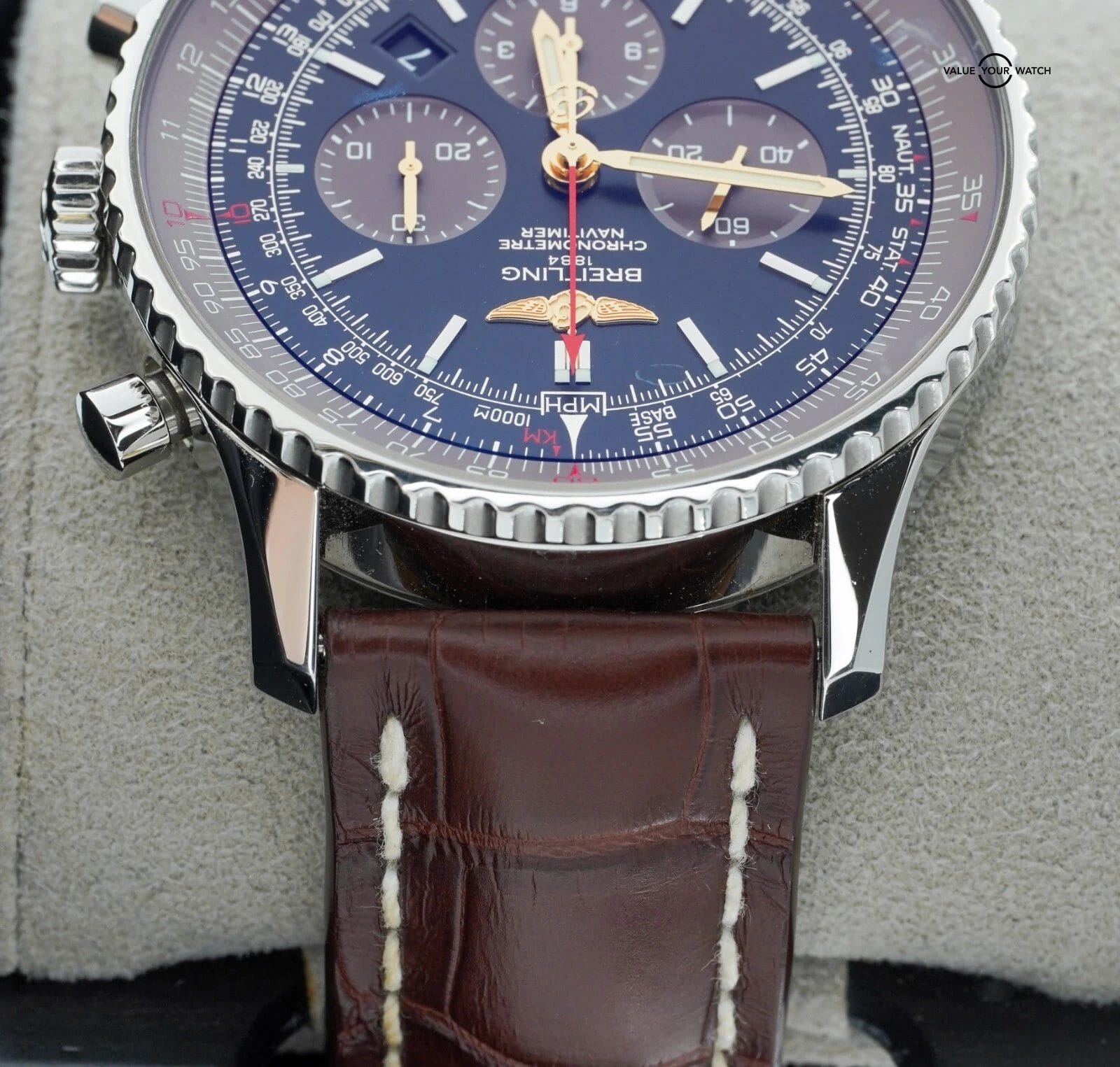 Breitling Navitimer 01 Brown Black Dial Limited Edition 46mm BOXES/PAPERS! - Image 15