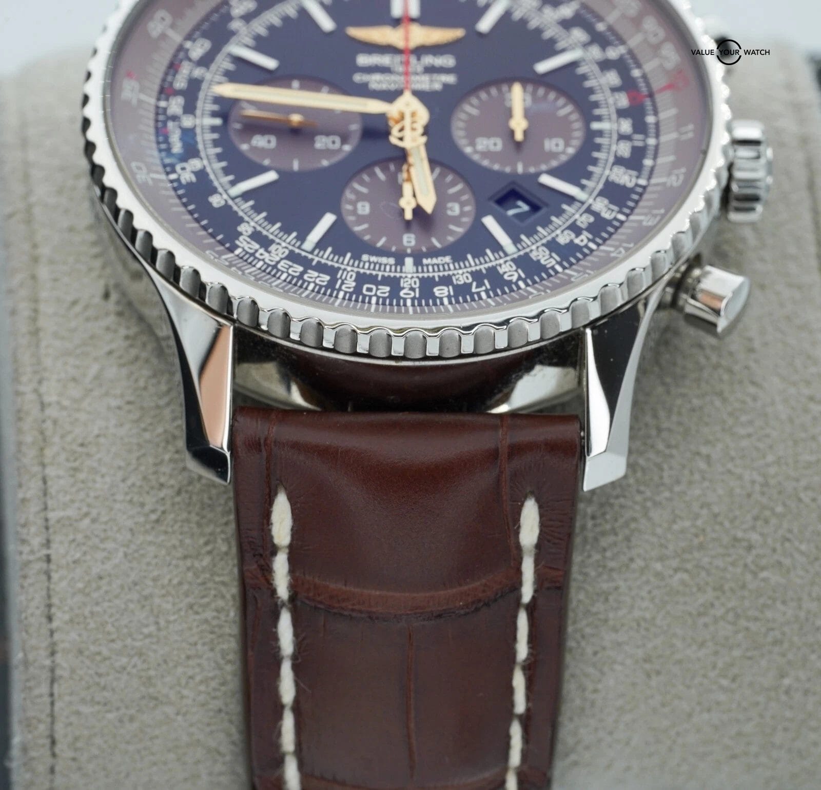 Breitling Navitimer 01 Brown Black Dial Limited Edition 46mm BOXES/PAPERS! - Image 16