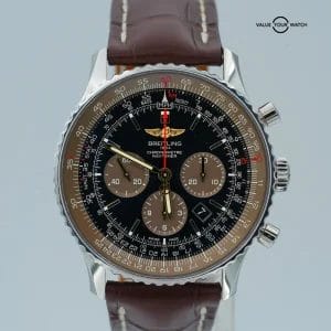 Breitling Navitimer 01 Brown Black Dial Limited Edition 46mm BOXES/PAPERS!