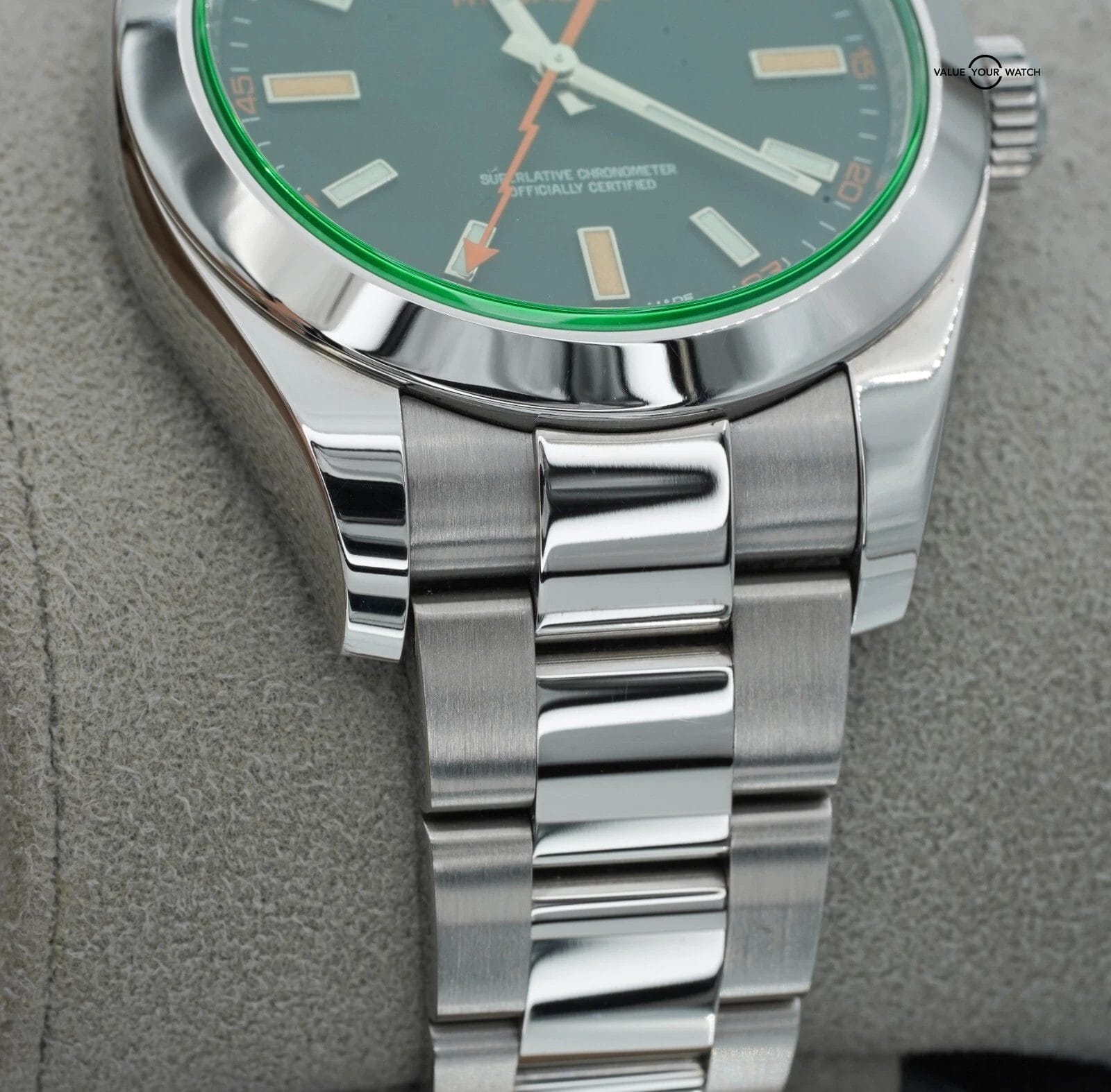 2018 Rolex Milgauss 116400GV 40mm Black Dial Stainless Steel BOX/PAPERS! - Image 8