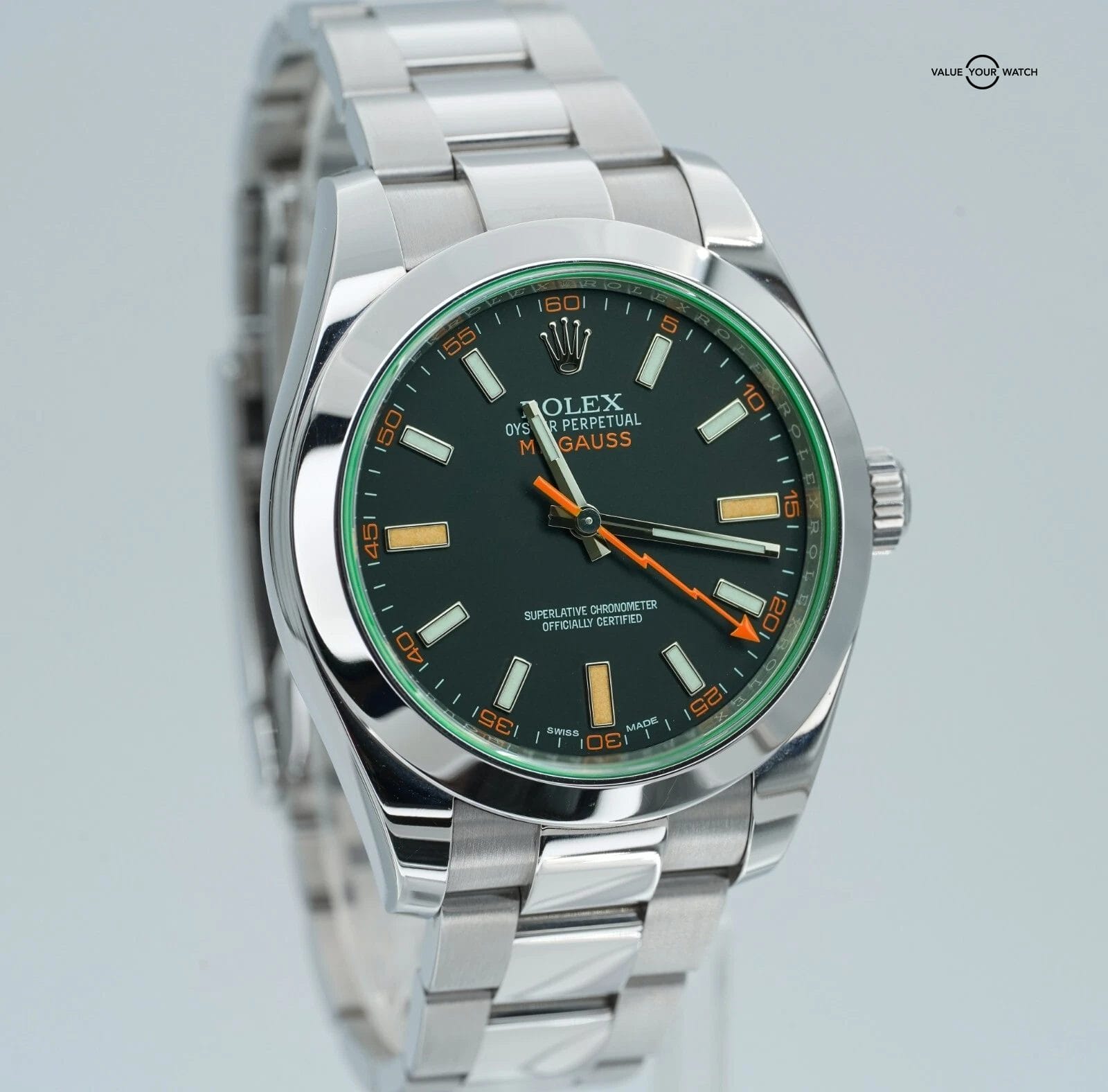 2018 Rolex Milgauss 116400GV 40mm Black Dial Stainless Steel BOX/PAPERS! - Image 18