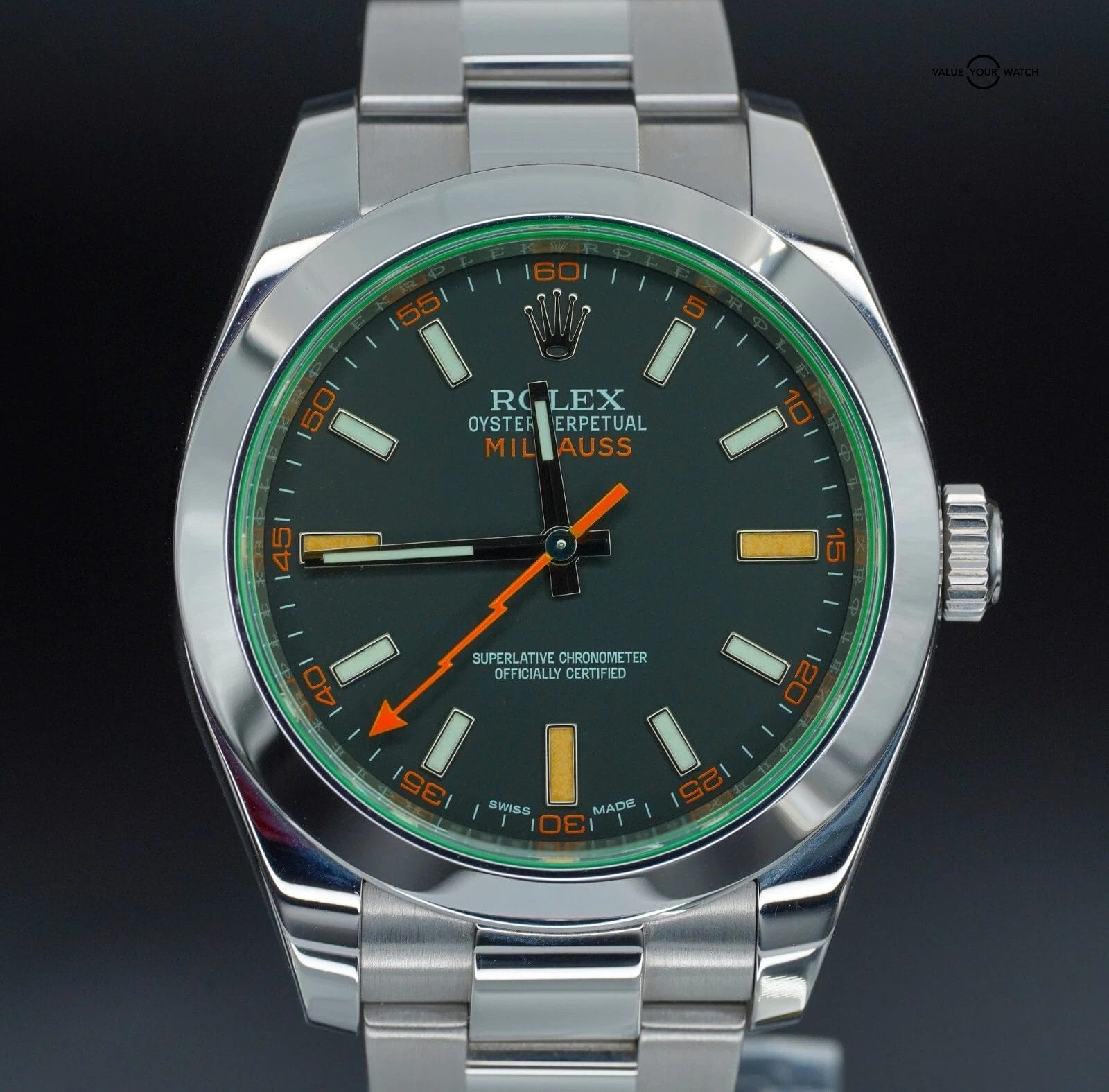 2018 Rolex Milgauss 116400GV 40mm Black Dial Stainless Steel BOX/PAPERS! - Image 21