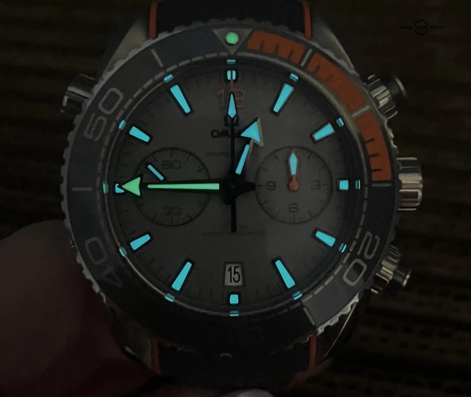 Omega Seamaster Planet Ocean Chronograph 45.5mm Titanium 215.92.46.51.99.001! - Image 2