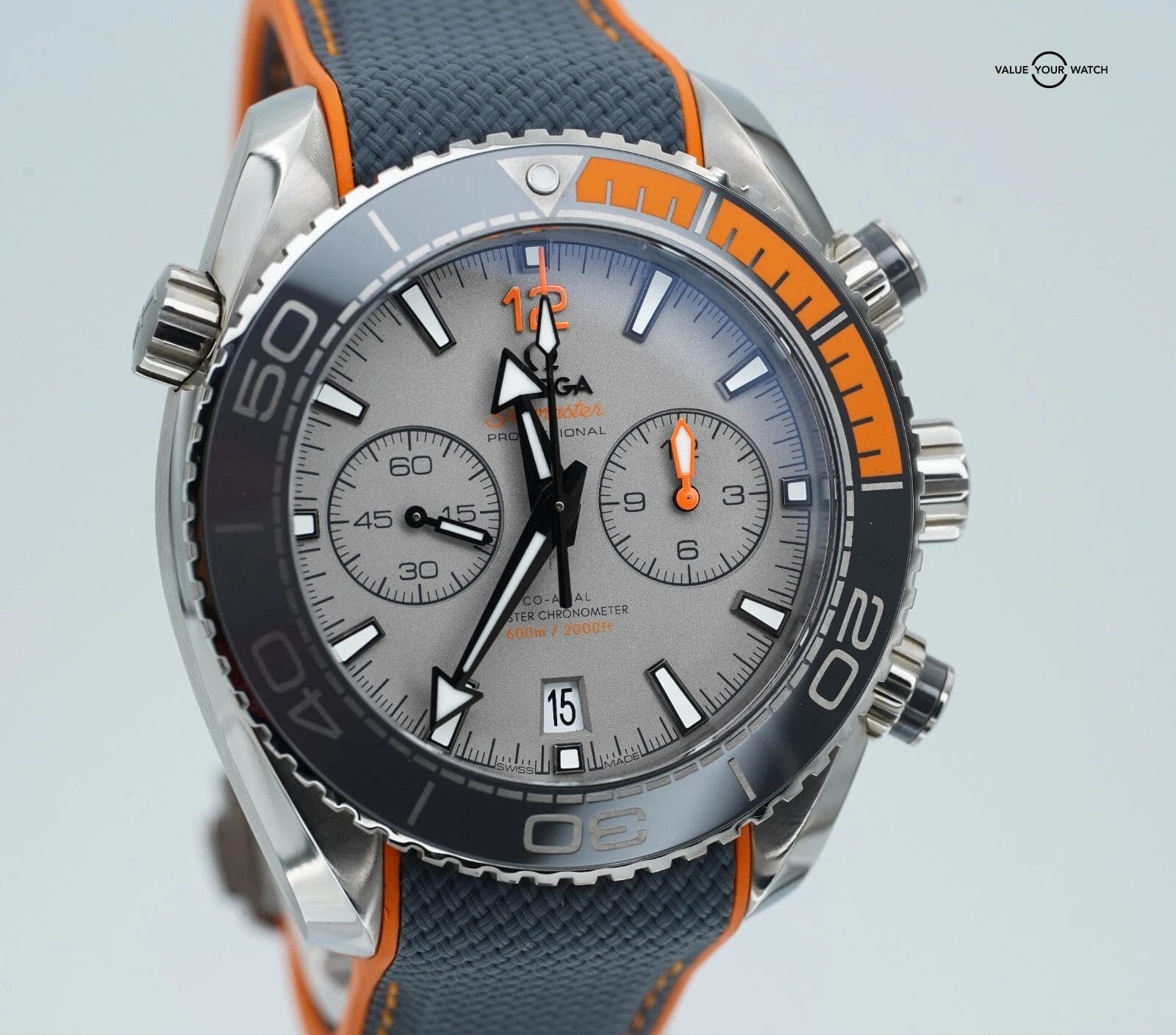 Omega Seamaster Planet Ocean Chronograph 45.5mm Titanium 215.92.46.51.99.001! - Image 9
