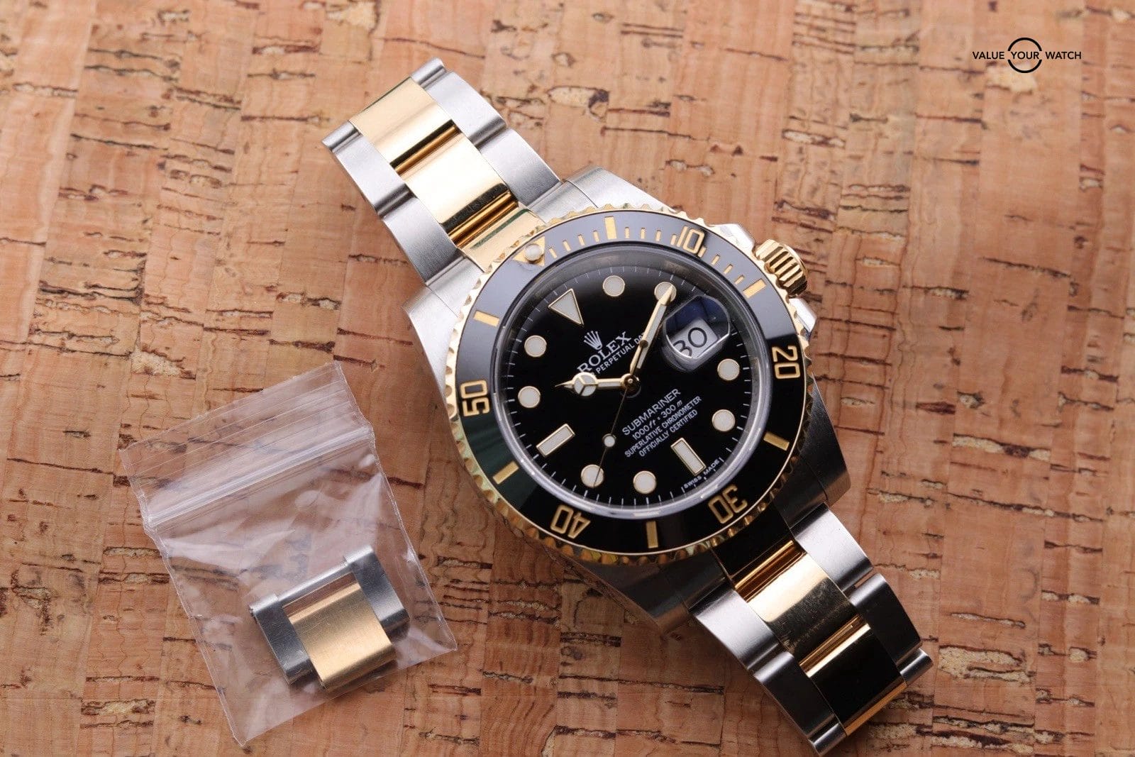 Rolex Submariner 116613 40mm Black Ceramic 18K Yellow Gold Stainless Steel - Image 3