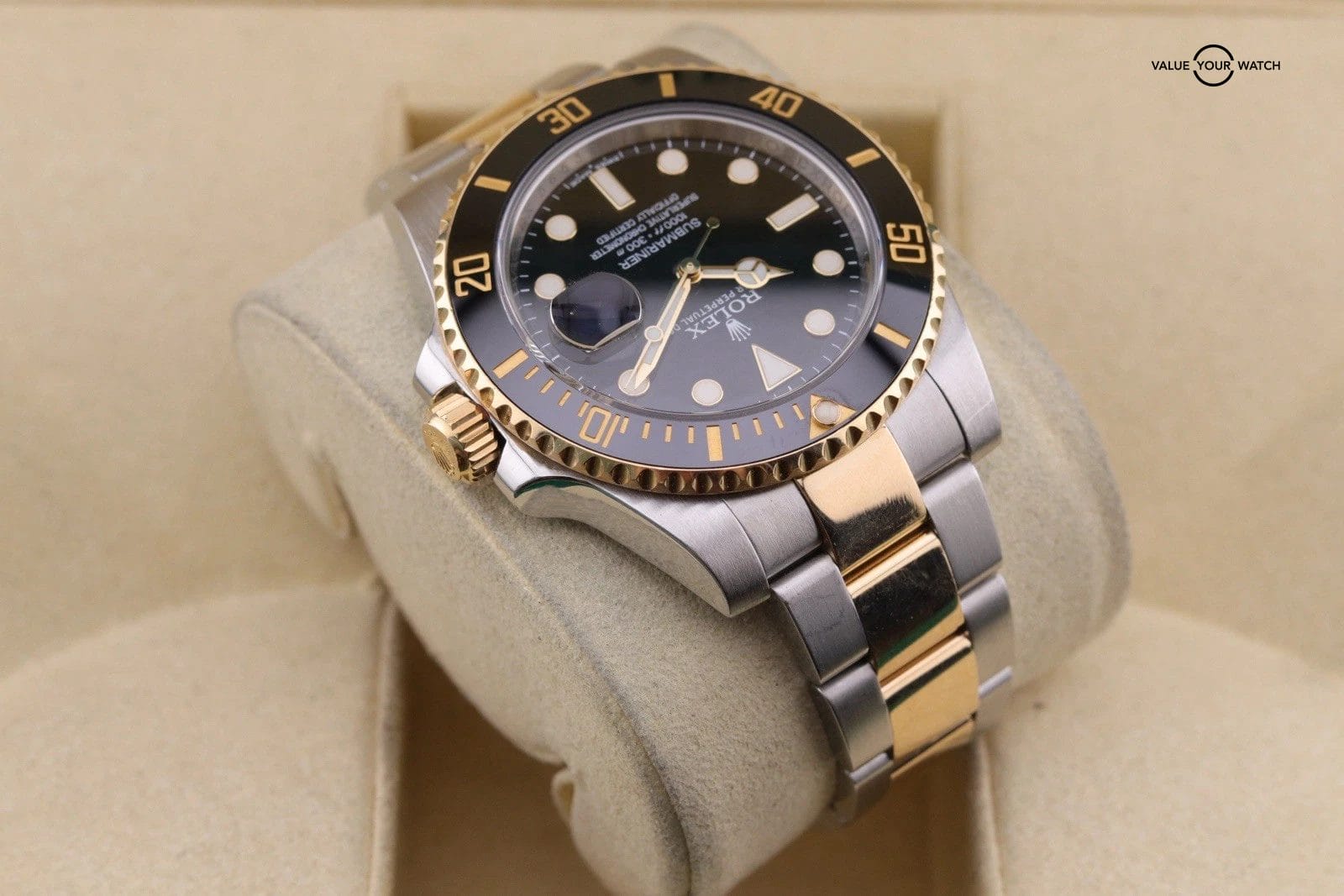 Rolex Submariner 116613 40mm Black Ceramic 18K Yellow Gold Stainless Steel - Image 15