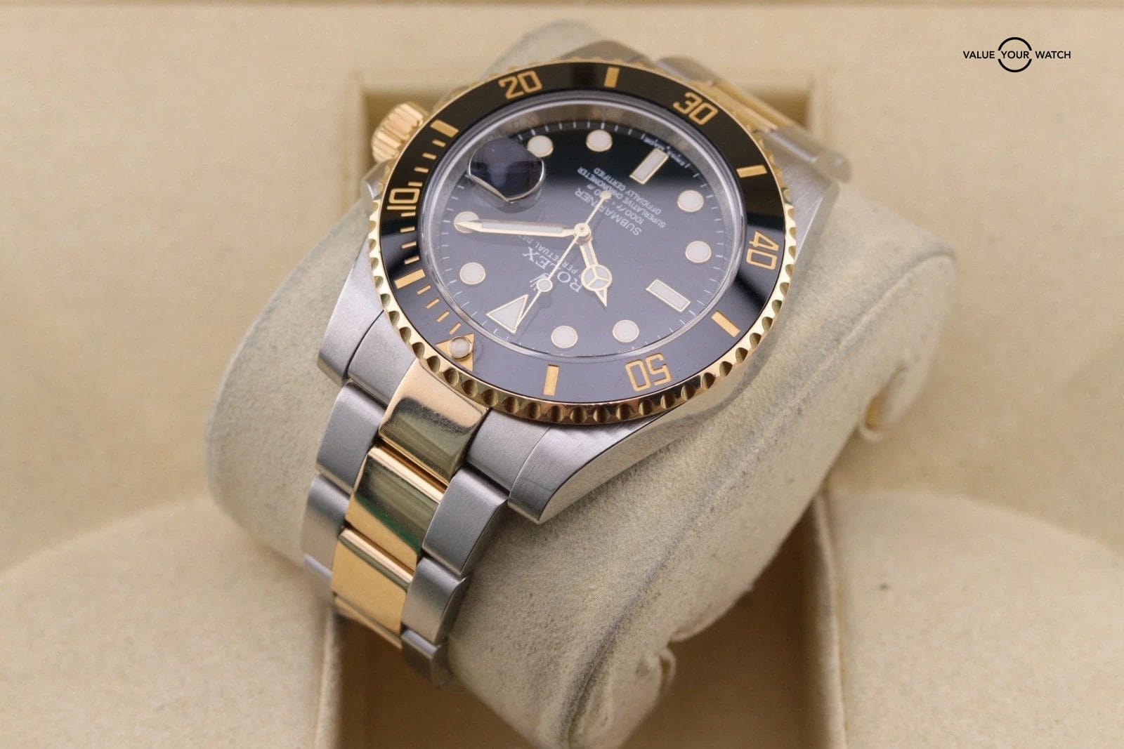 Rolex Submariner 116613 40mm Black Ceramic 18K Yellow Gold Stainless Steel - Image 16