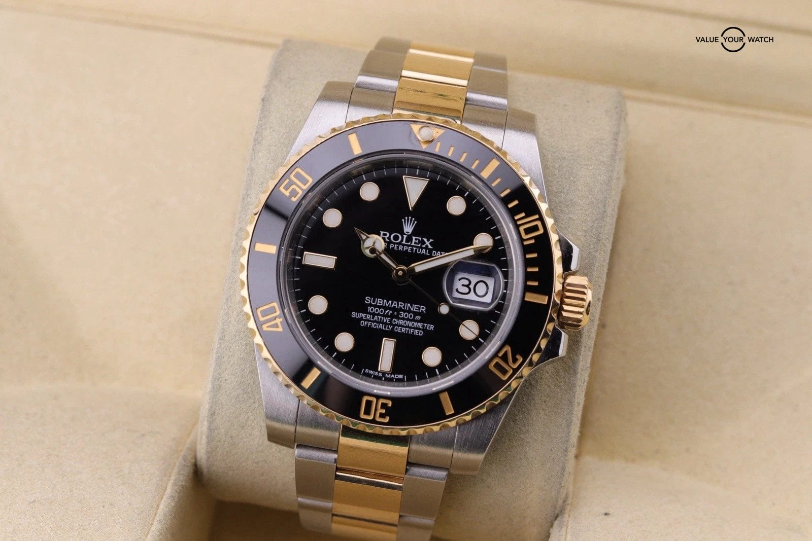 Rolex Submariner 116613 40mm Black Ceramic 18K Yellow Gold Stainless Steel - Image 19