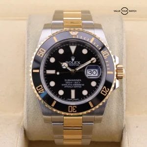 Rolex Submariner 116613 40mm Black Ceramic 18K Yellow Gold Stainless Steel