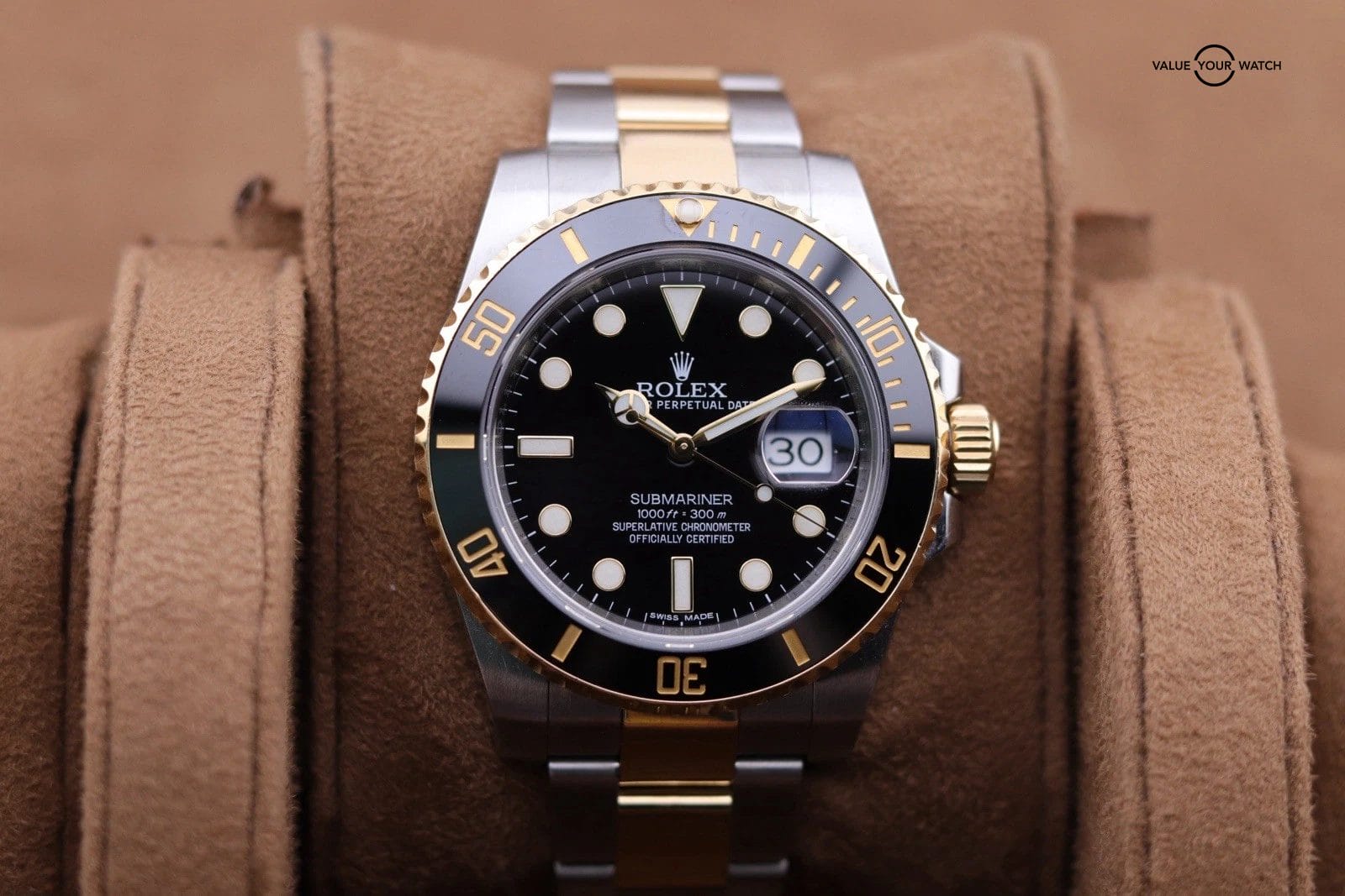 Rolex Submariner 116613 40mm Black Ceramic 18K Yellow Gold Stainless Steel - Image 21