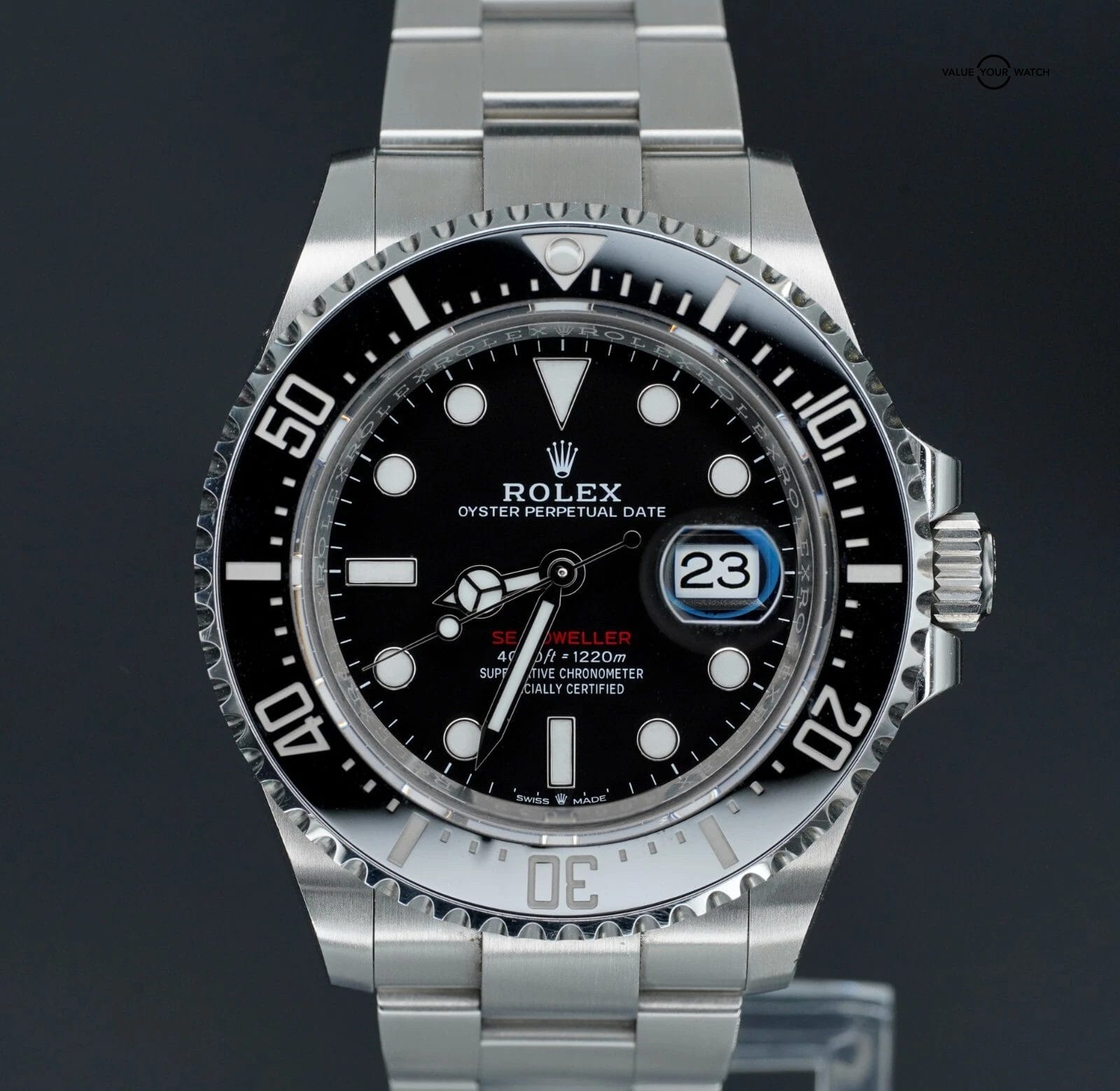 2023 Rolex Sea-Dweller 126600 43mm Stainless Steel Black Dial Boxes/Papers!