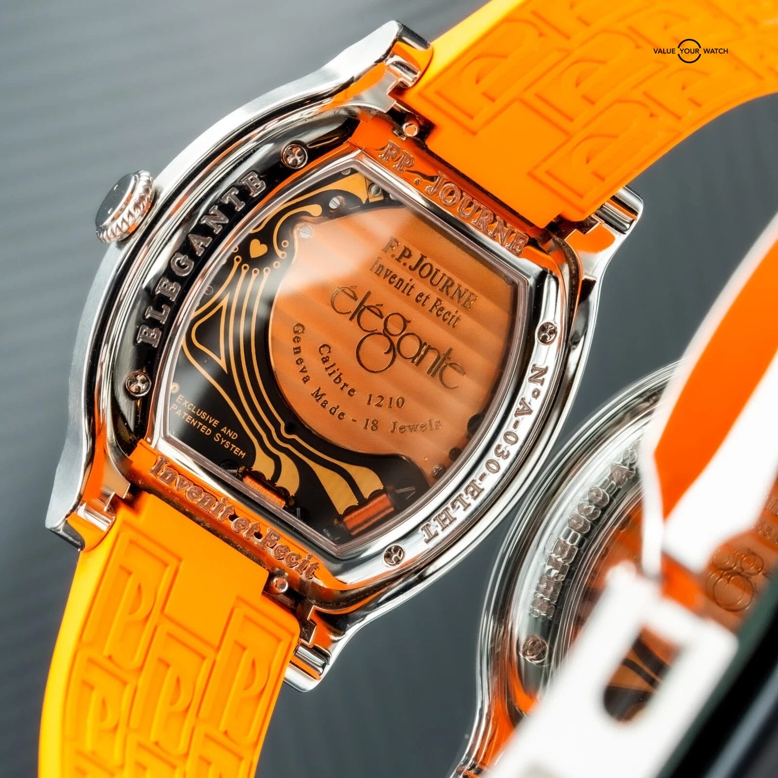 2016 F.P. Journe Élégante 48 Titanium Luminescent White Dial - Image 6