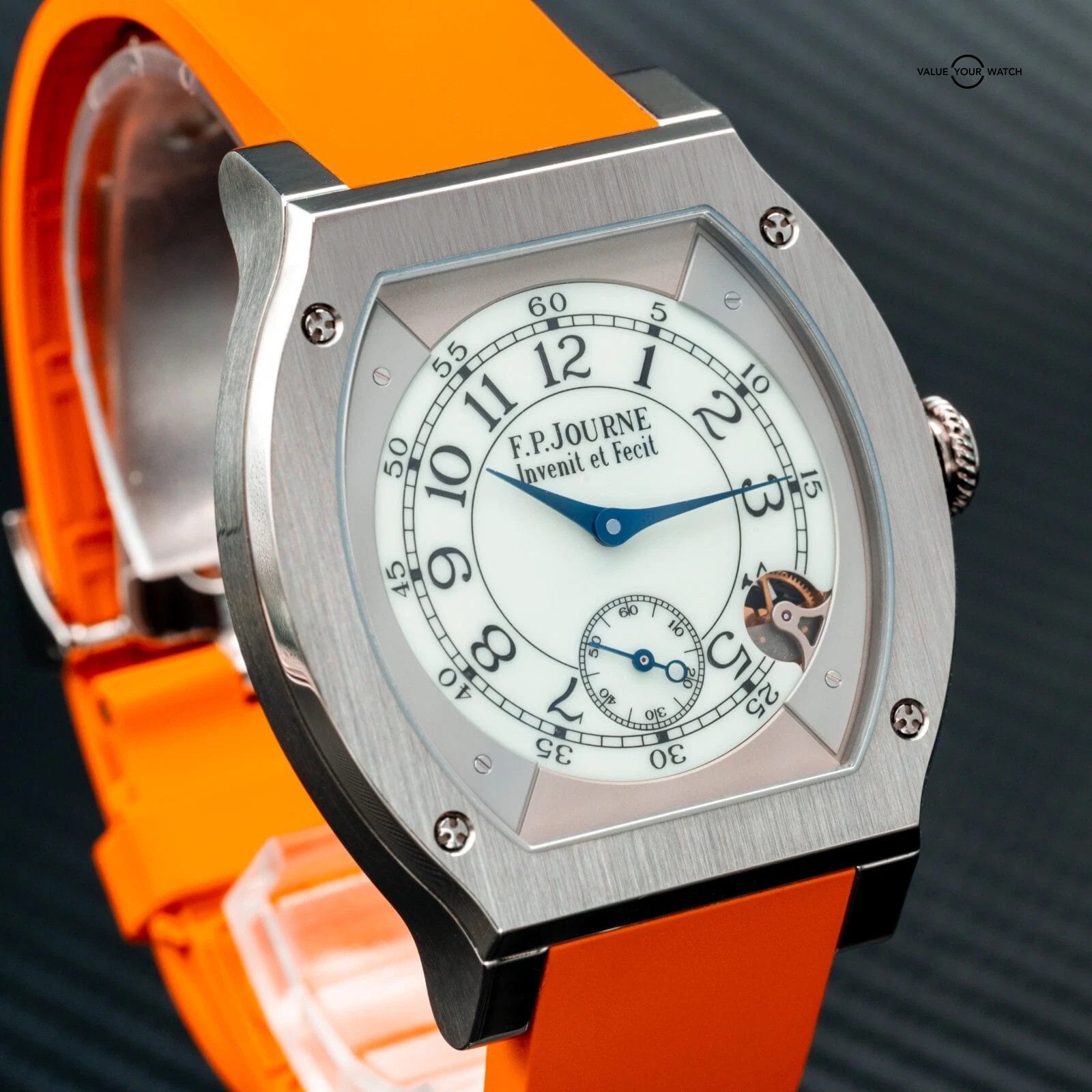 2016 F.P. Journe Élégante 48 Titanium Luminescent White Dial - Image 7