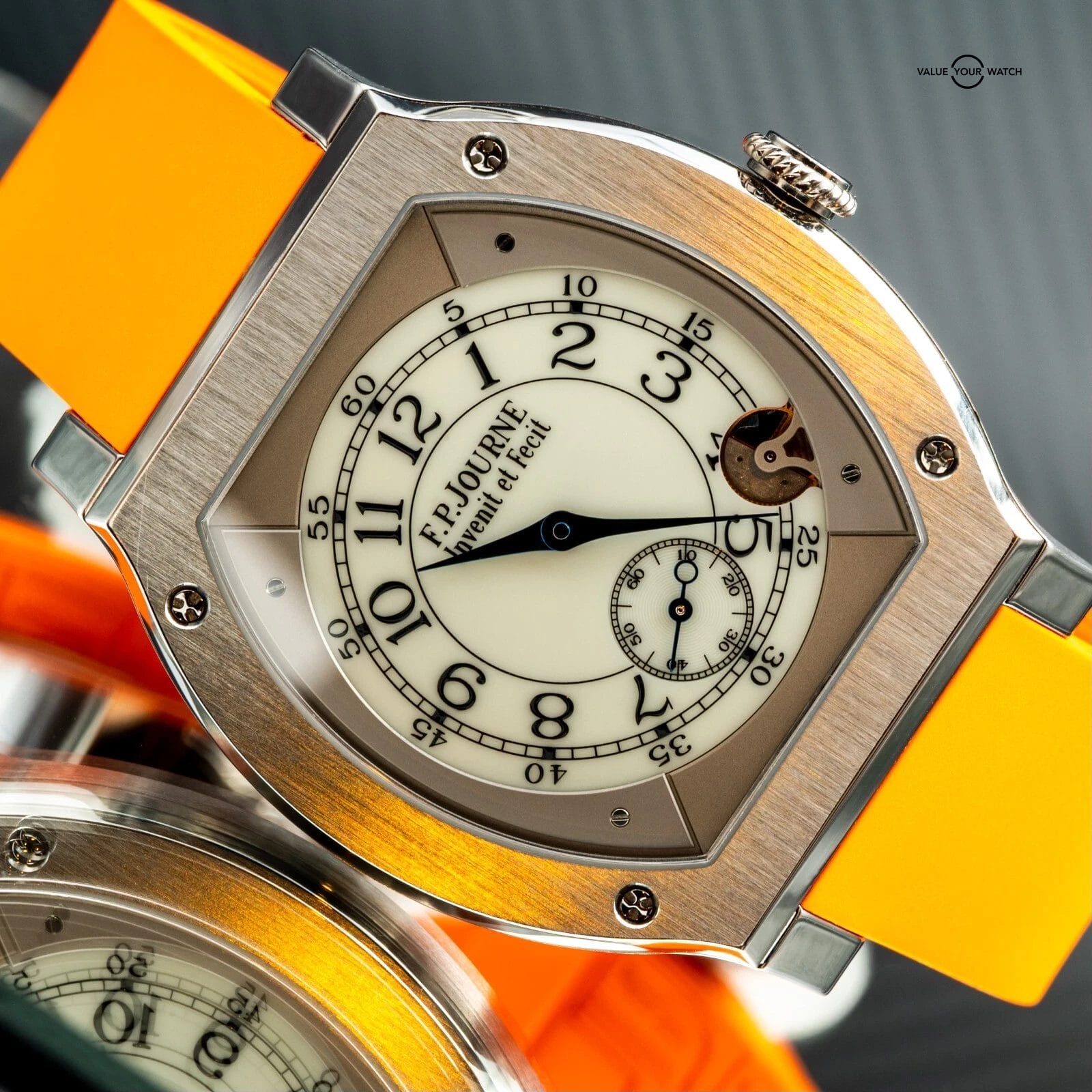 2016 F.P. Journe Élégante 48 Titanium Luminescent White Dial - Image 10