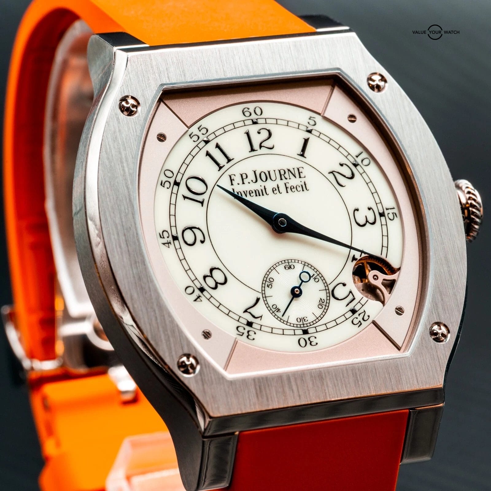 2016 F.P. Journe Élégante 48 Titanium Luminescent White Dial - Image 12