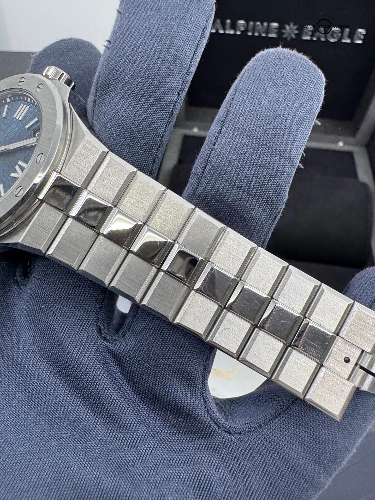 2019 Box Papers 41mm Blue Dial Chopard Alpine Eagle Large 298600-3001 - Image 2