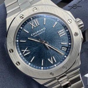 2019 Box Papers 41mm Blue Dial Chopard Alpine Eagle Large 298600-3001
