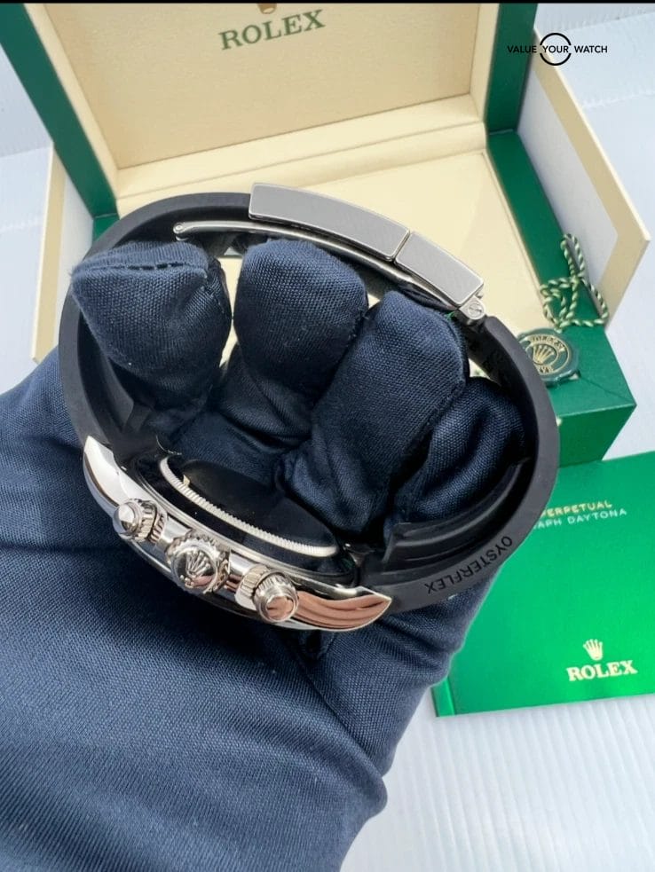 2021 Papers MINT Rolex 116519LN Cosmograph Daytona Ghost 18K White Gold Ceramic - Image 2