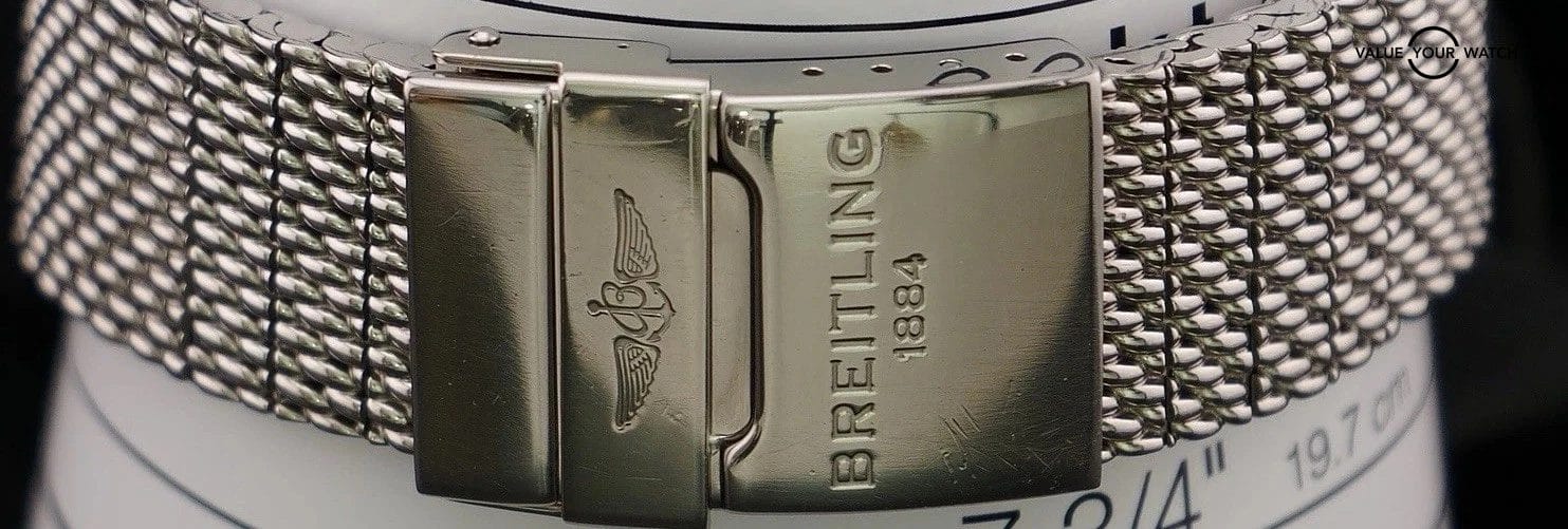 BREITLING SUPEROCEAN HERITAGE 46mm Chrono U13320 18k GOLD Black Dial Extra Strap - Image 5