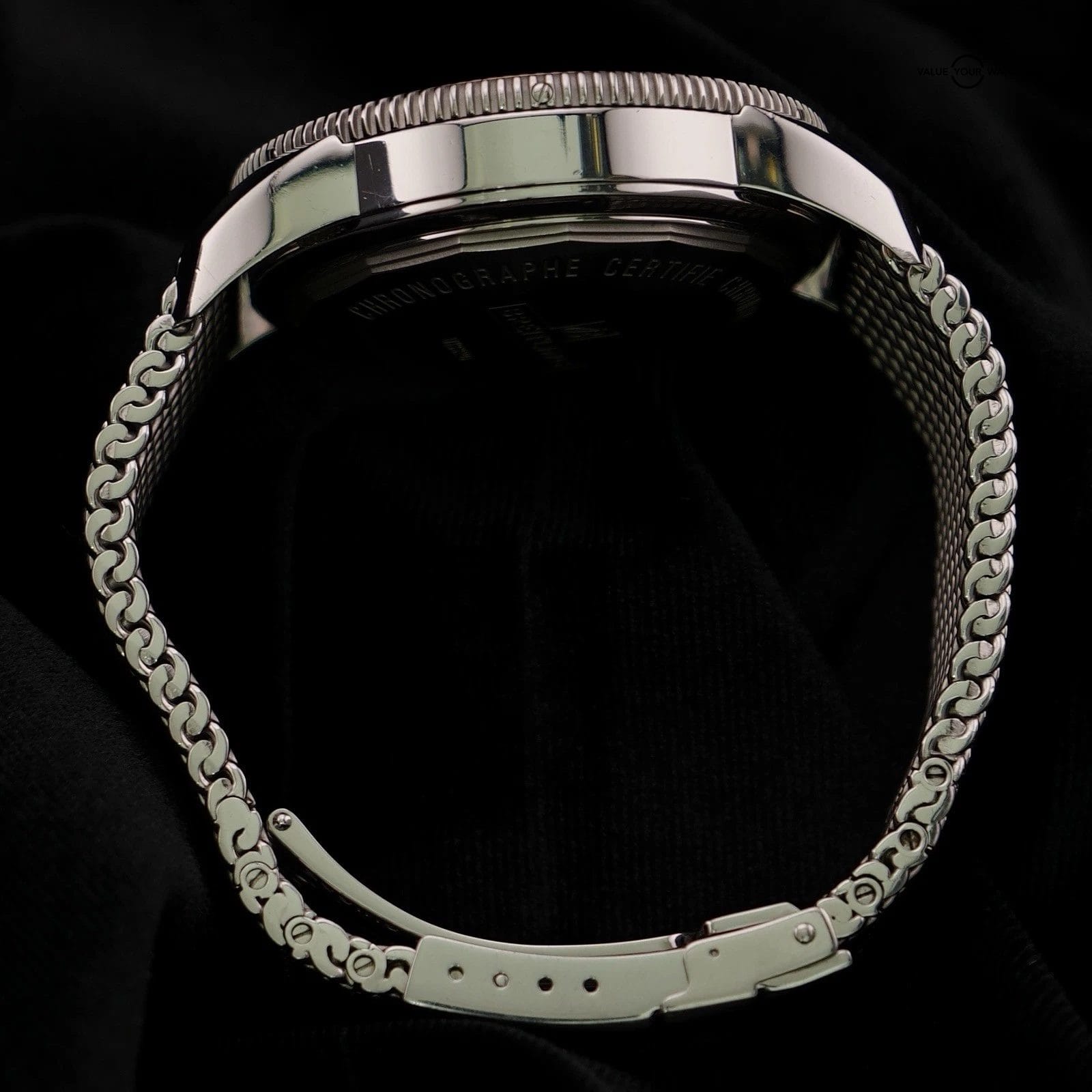 BREITLING SUPEROCEAN HERITAGE 46mm Chrono U13320 18k GOLD Black Dial Extra Strap - Image 15