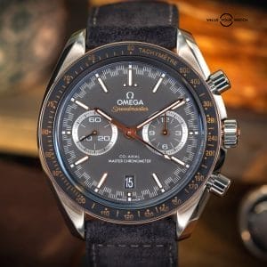 Omega Speedmaster Racing Chronograph 2-Tone Grey Dial – 329.23.44.51.06.001