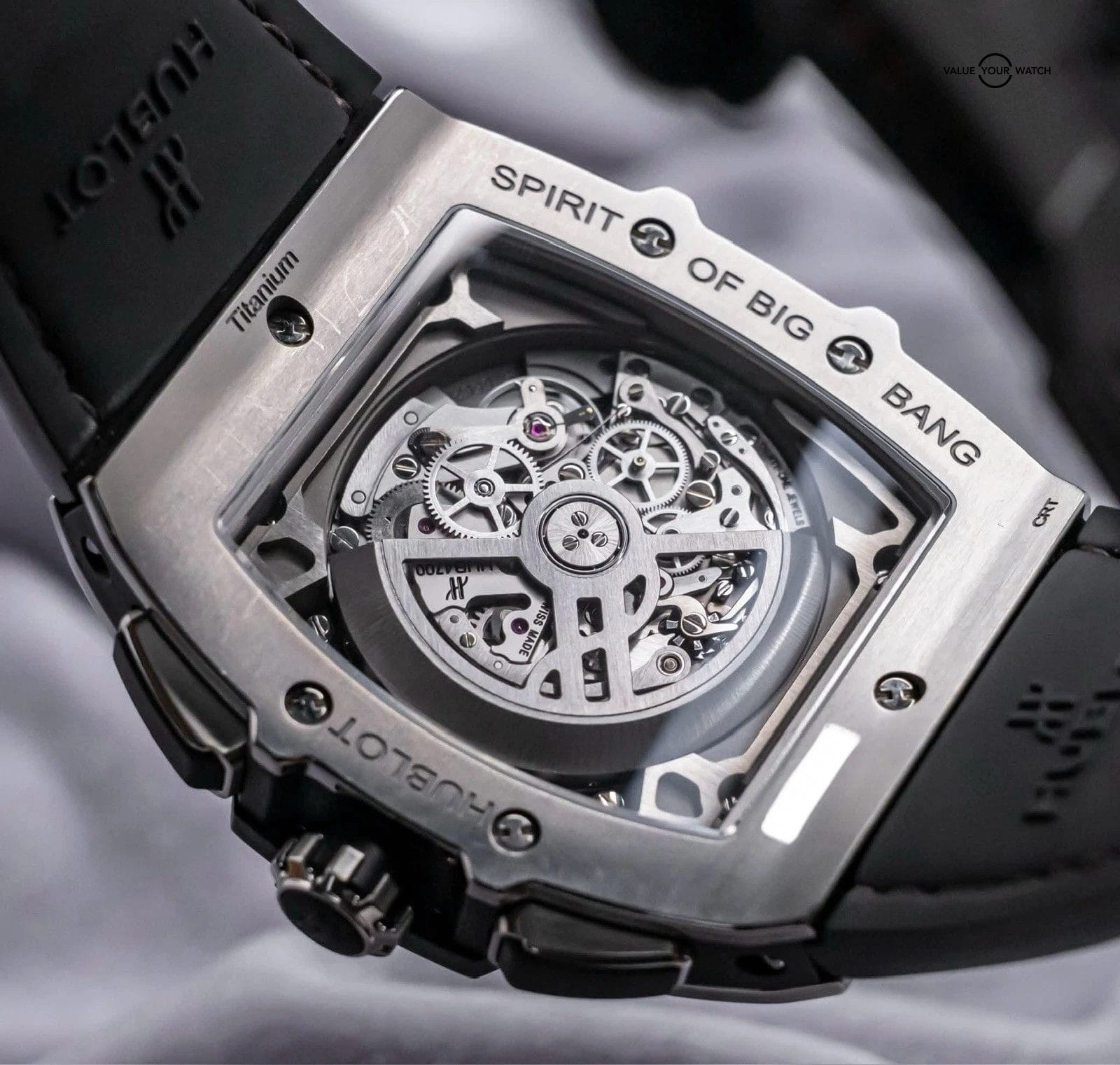 Hublot Spirit Of Big Bang Titanium 45 mm Black Dial $24K MSRP Box 601.NX.0173.LR - Image 8