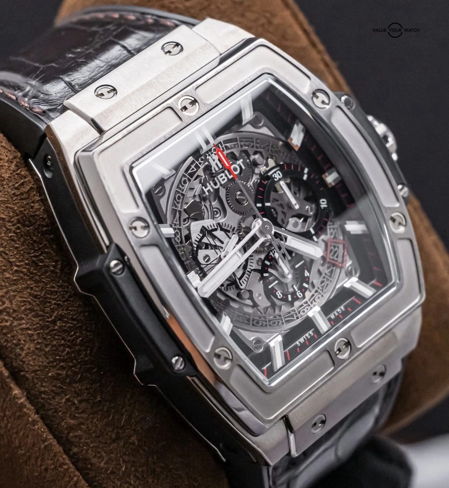 Hublot Spirit Of Big Bang Titanium 45 mm Black Dial $24K MSRP Box 601.NX.0173.LR - Image 10