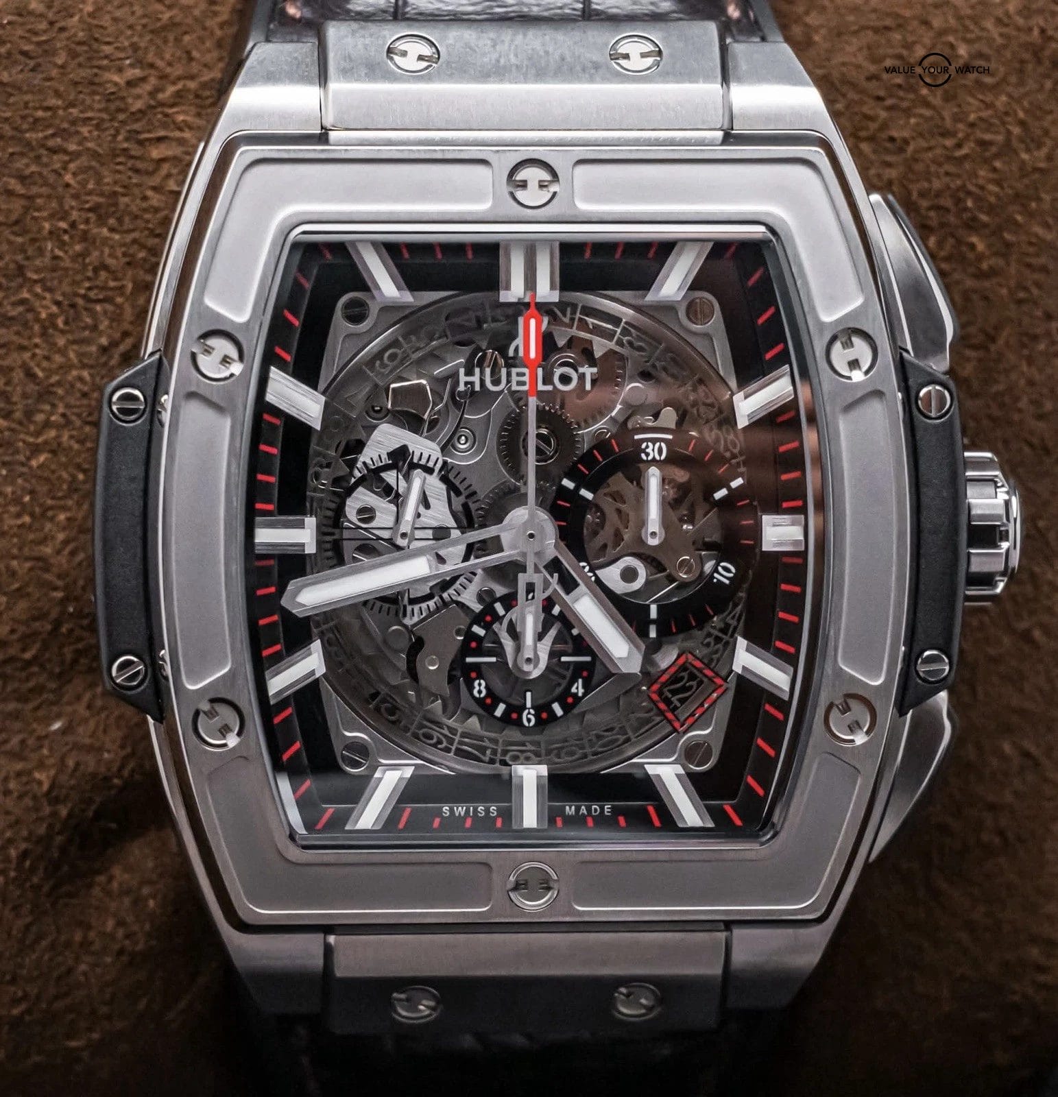Hublot Spirit Of Big Bang Titanium 45 mm Black Dial $24K MSRP Box 601.NX.0173.LR - Image 12