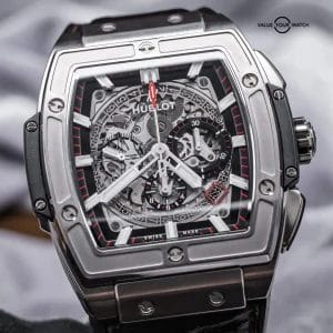 Hublot Spirit Of Big Bang Titanium 45 mm Black Dial $24K MSRP Box 601.NX.0173.LR