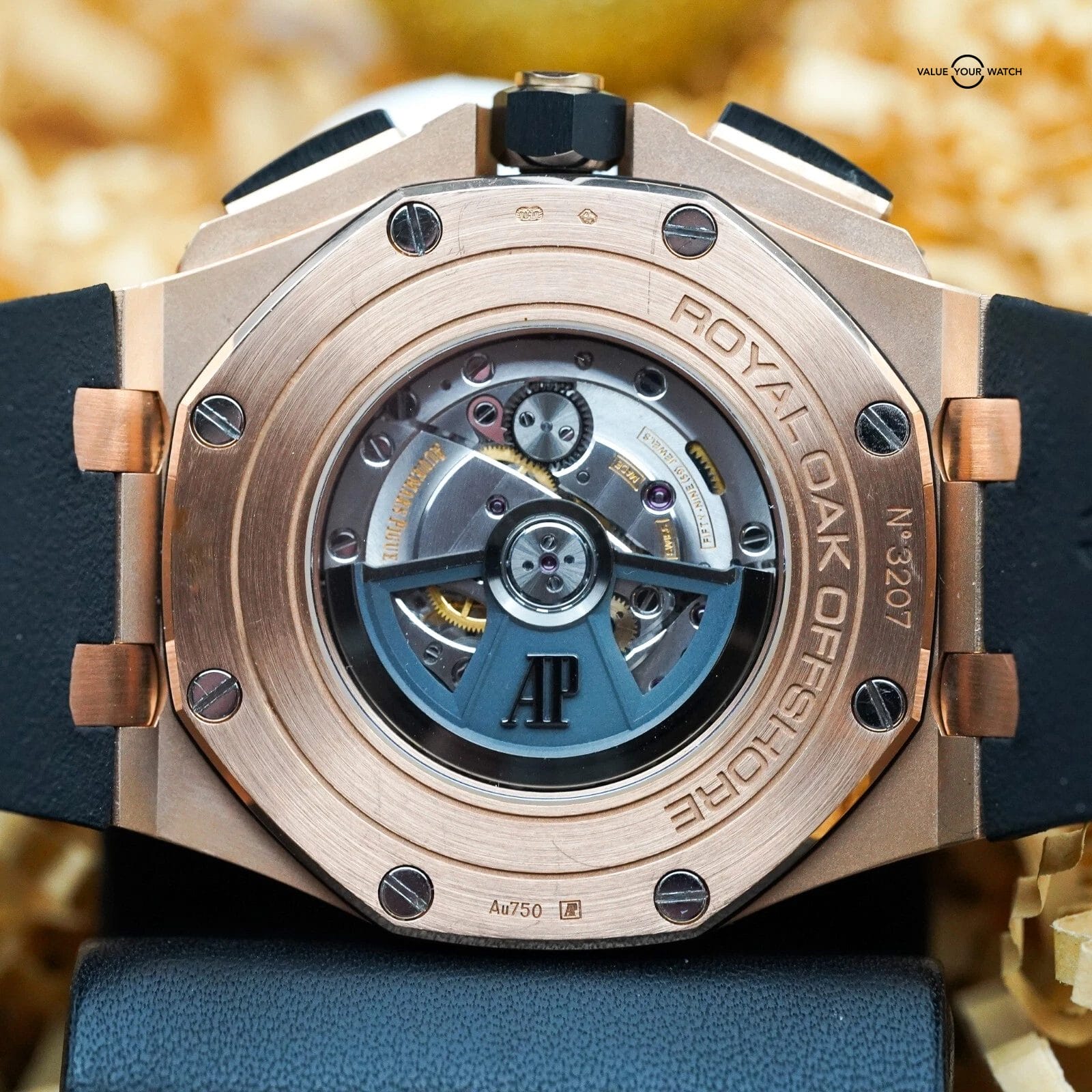 Audemars Piguet Royal Oak Offshore Men's Black Ceramic Gold Watch 44mm - 26401RO - Image 3