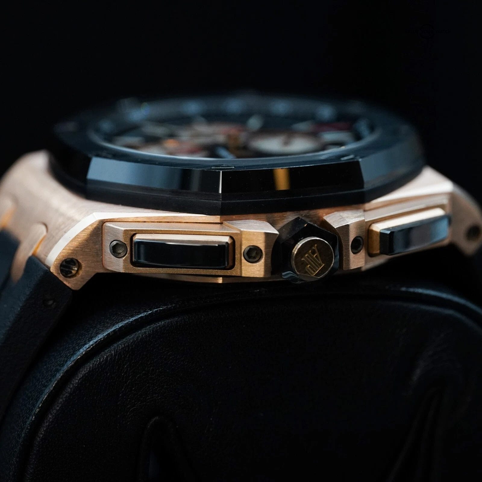 Audemars Piguet Royal Oak Offshore Men's Black Ceramic Gold Watch 44mm - 26401RO - Image 6