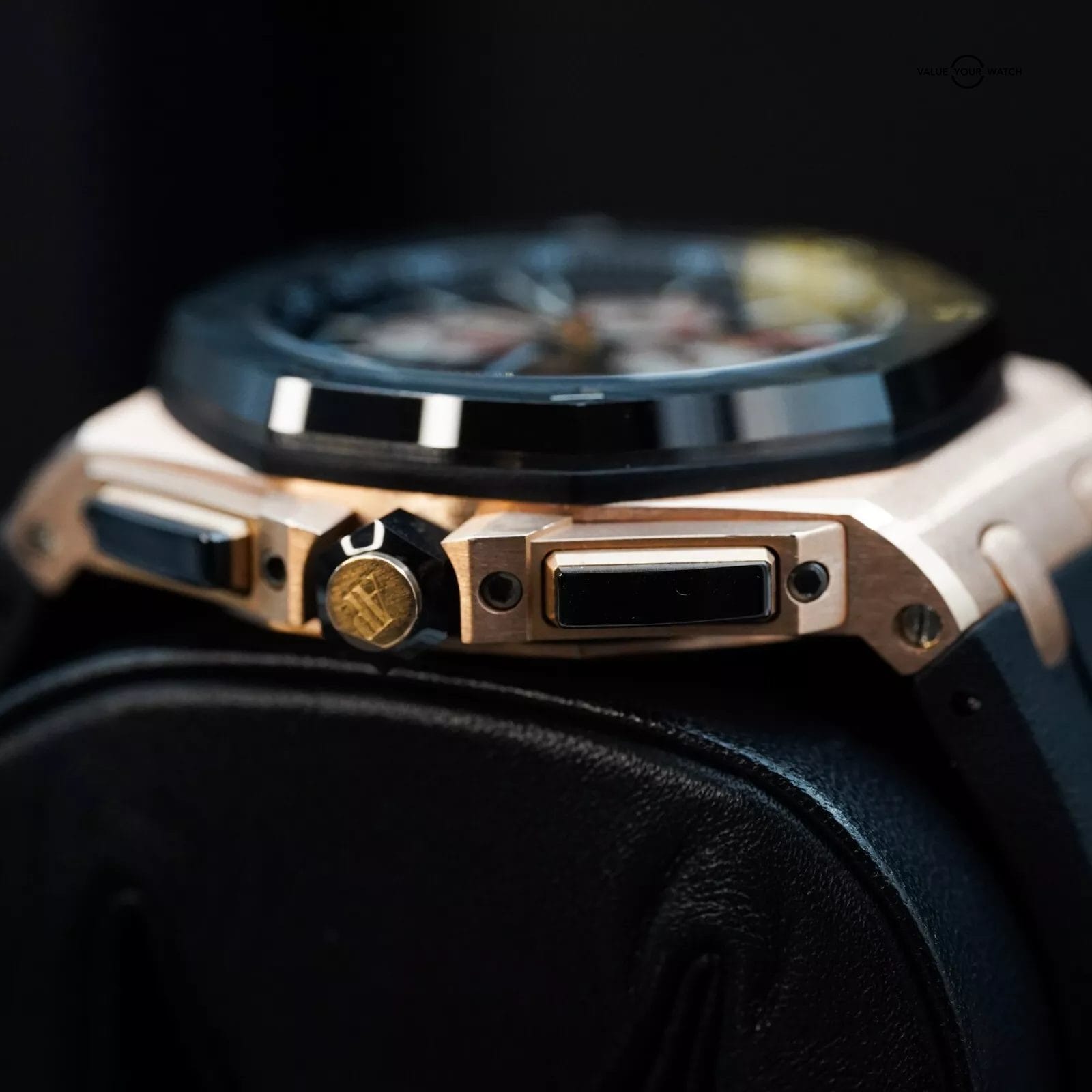 Audemars Piguet Royal Oak Offshore Men's Black Ceramic Gold Watch 44mm - 26401RO - Image 7