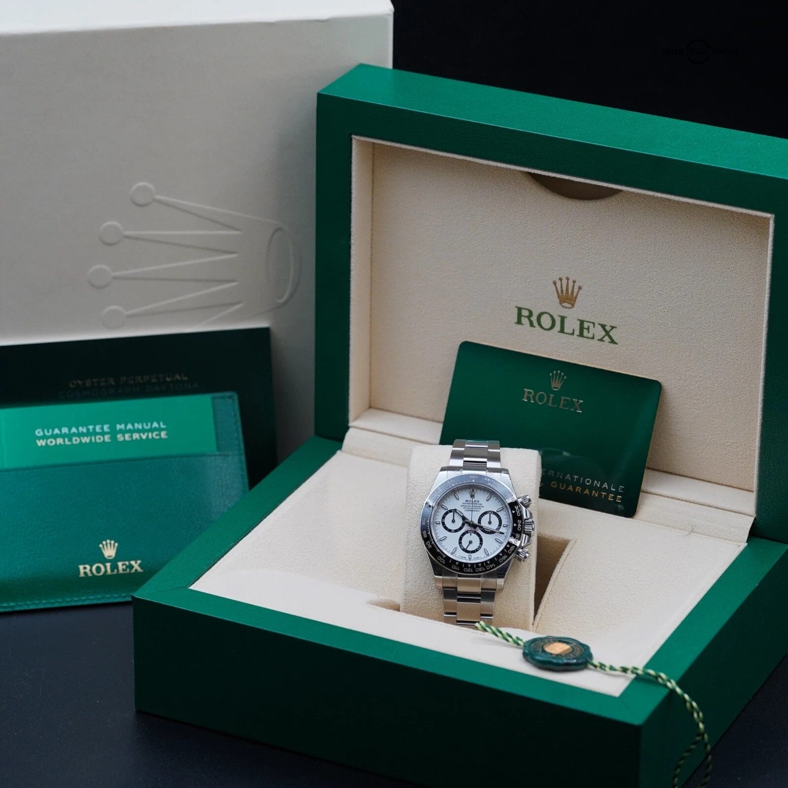 2024 Rolex Daytona Panda White Dial Stainless Steel - Full Set 126500LN - Image 4