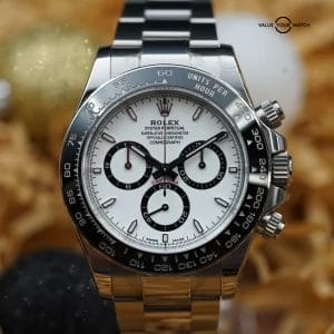 2024 Rolex Daytona Panda White Dial Stainless Steel – Full Set 126500LN