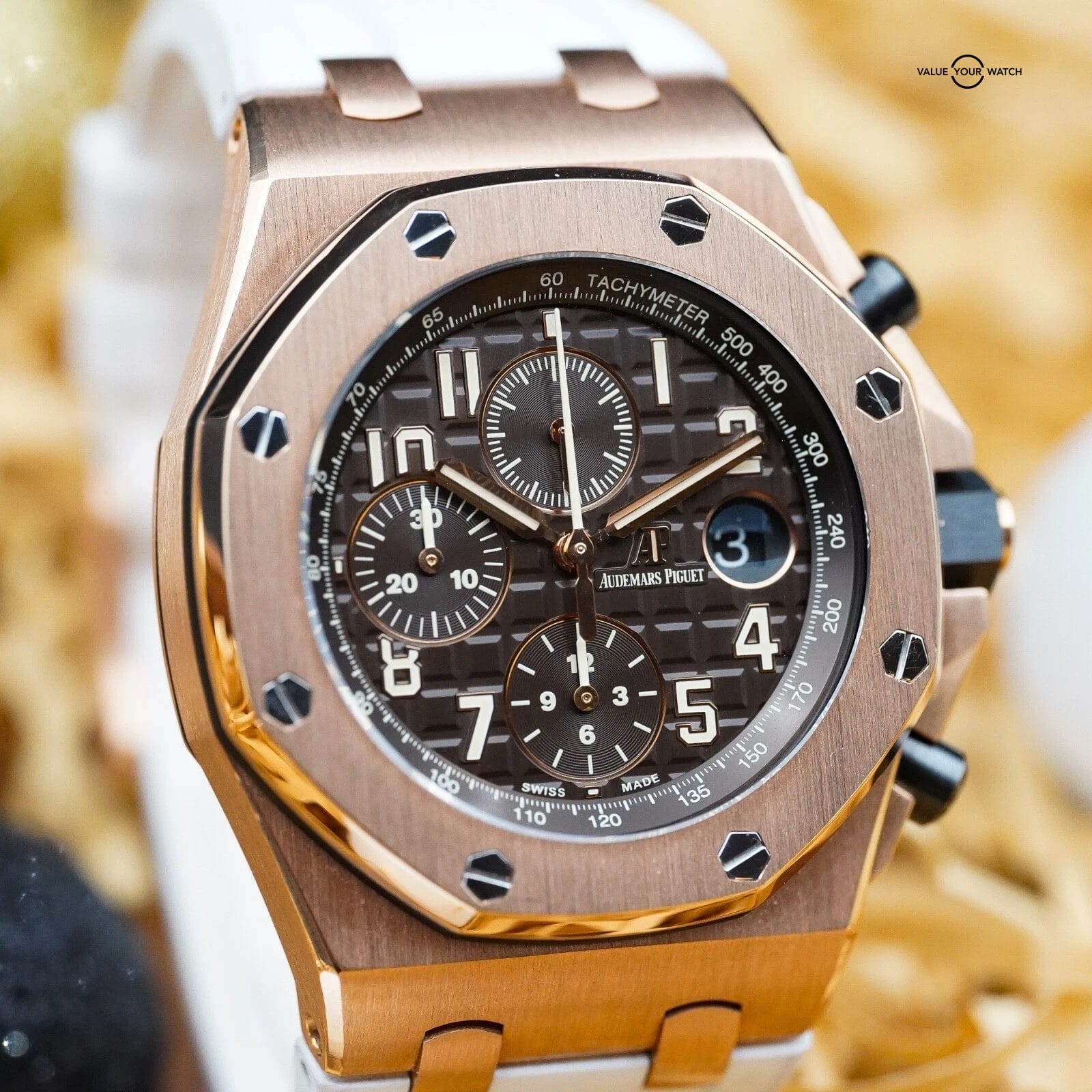 AP Royal Oak Offshore Half Brick - Limited, Coffee - Rose Gold Complete 26470OR - Image 20