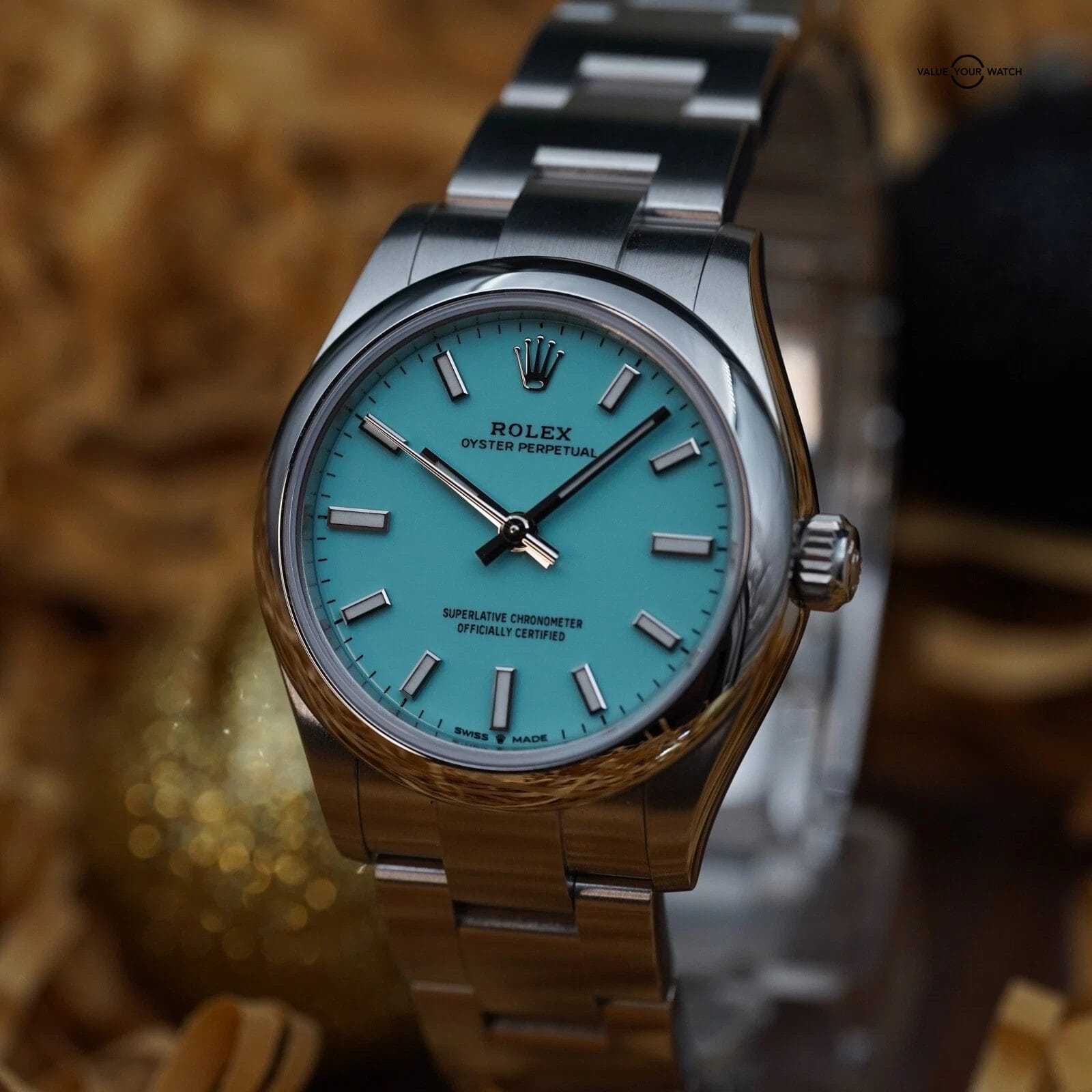 Rolex Oyster Perpetual 31 Turquoise Blue - 277200 Complete Set, Warranty - Image 9