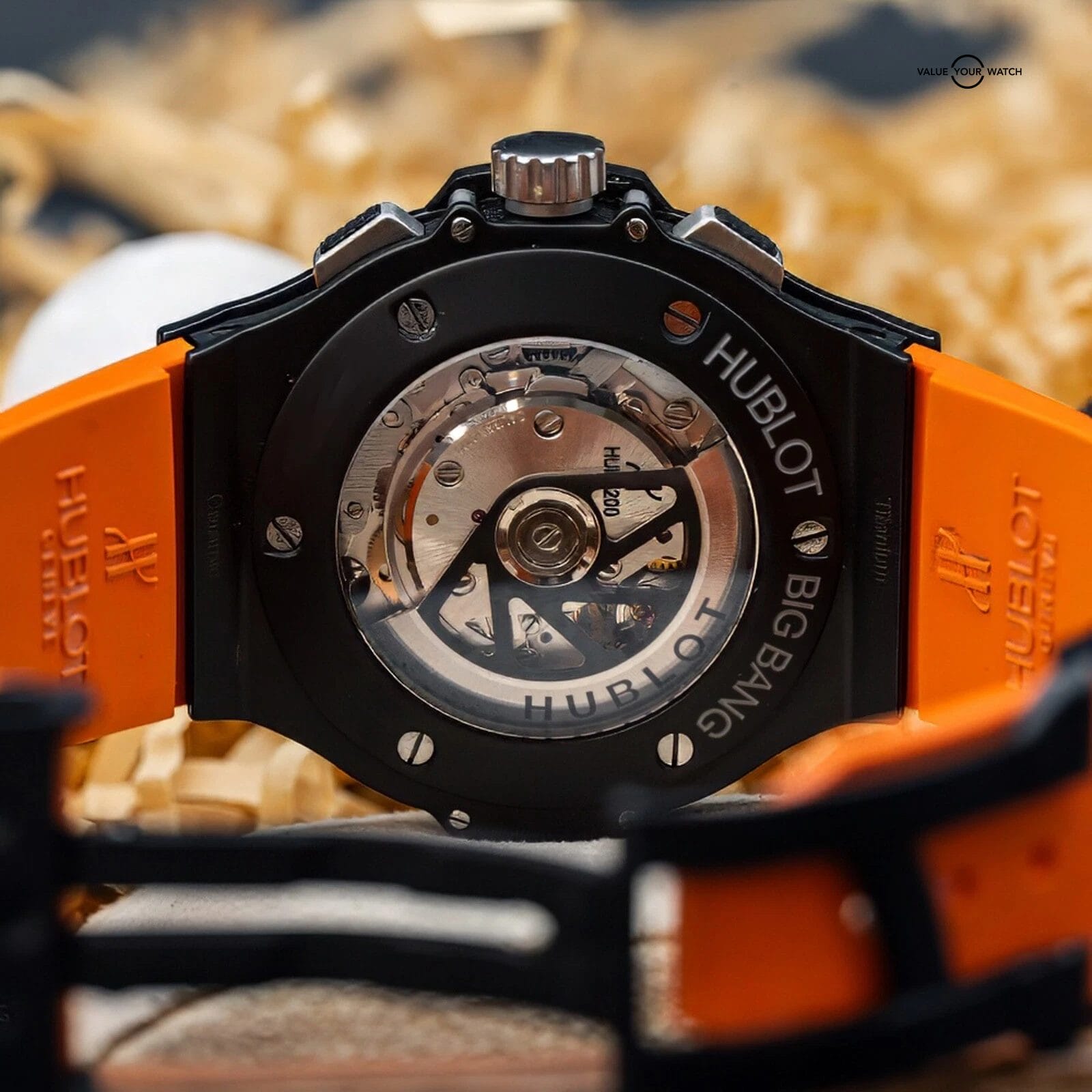 Hublot Big Bang Aero Bang 44 - Black Magic Ceramic - $20K MSRP Complete, Straps - Image 4