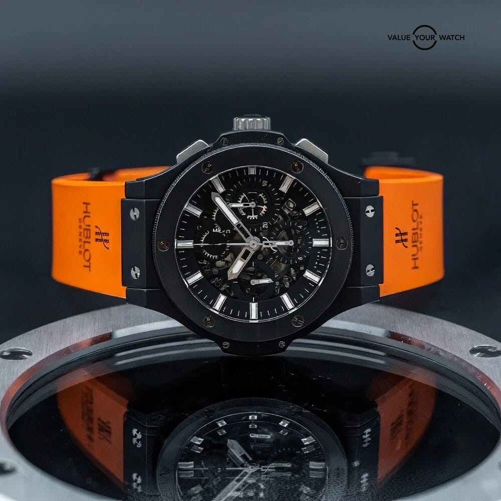 Hublot Big Bang Aero Bang 44 - Black Magic Ceramic - $20K MSRP Complete, Straps - Image 9