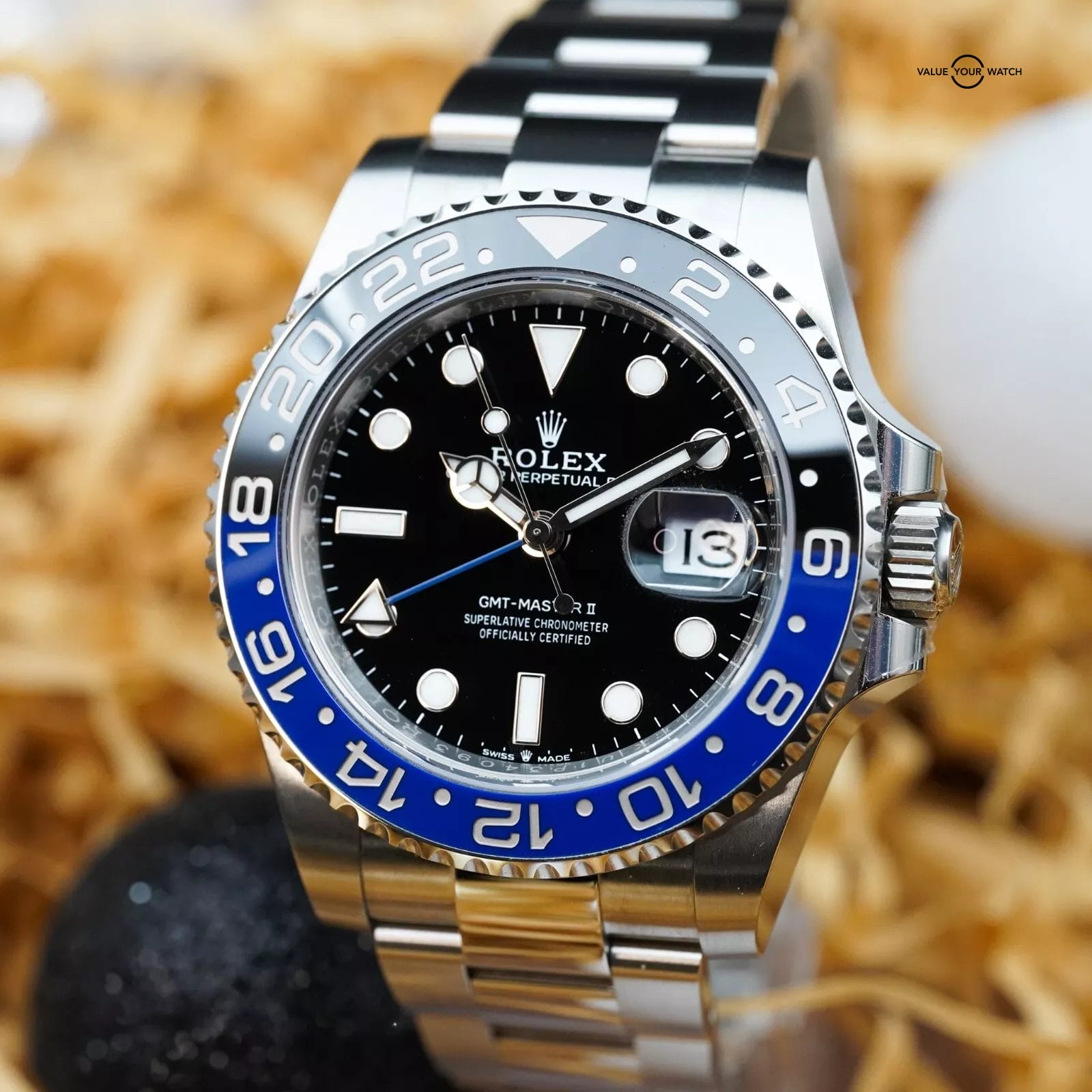 NEW Rolex GMT-Master II Batman Black Blue Steel - FULL SET - 126710BLNR - Image 7