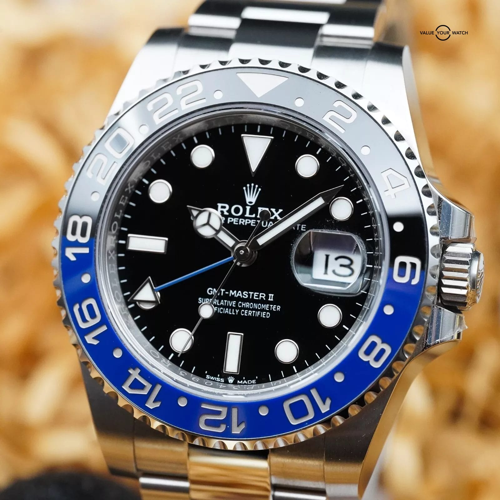 NEW Rolex GMT-Master II Batman Black Blue Steel - FULL SET - 126710BLNR - Image 13
