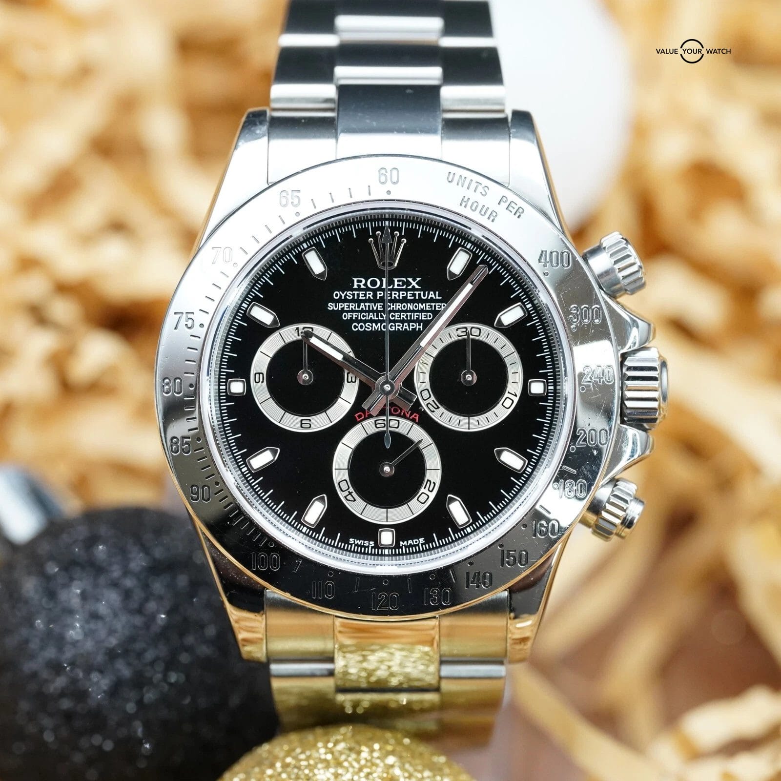 Rolex Daytona 116520 Black Dial Stainless Steel - SERVICED - WARRANTY 2027 - Image 4