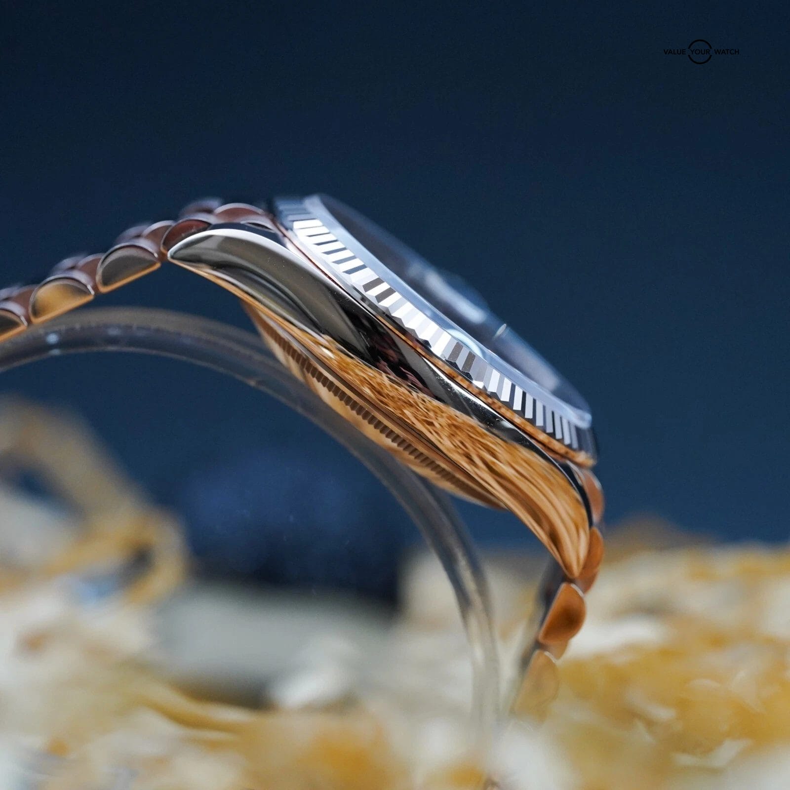 Rolex Day Date President 128235 - Eisenkiesel Diamond 18k Rose Gold 36 COMPLETE - Image 12