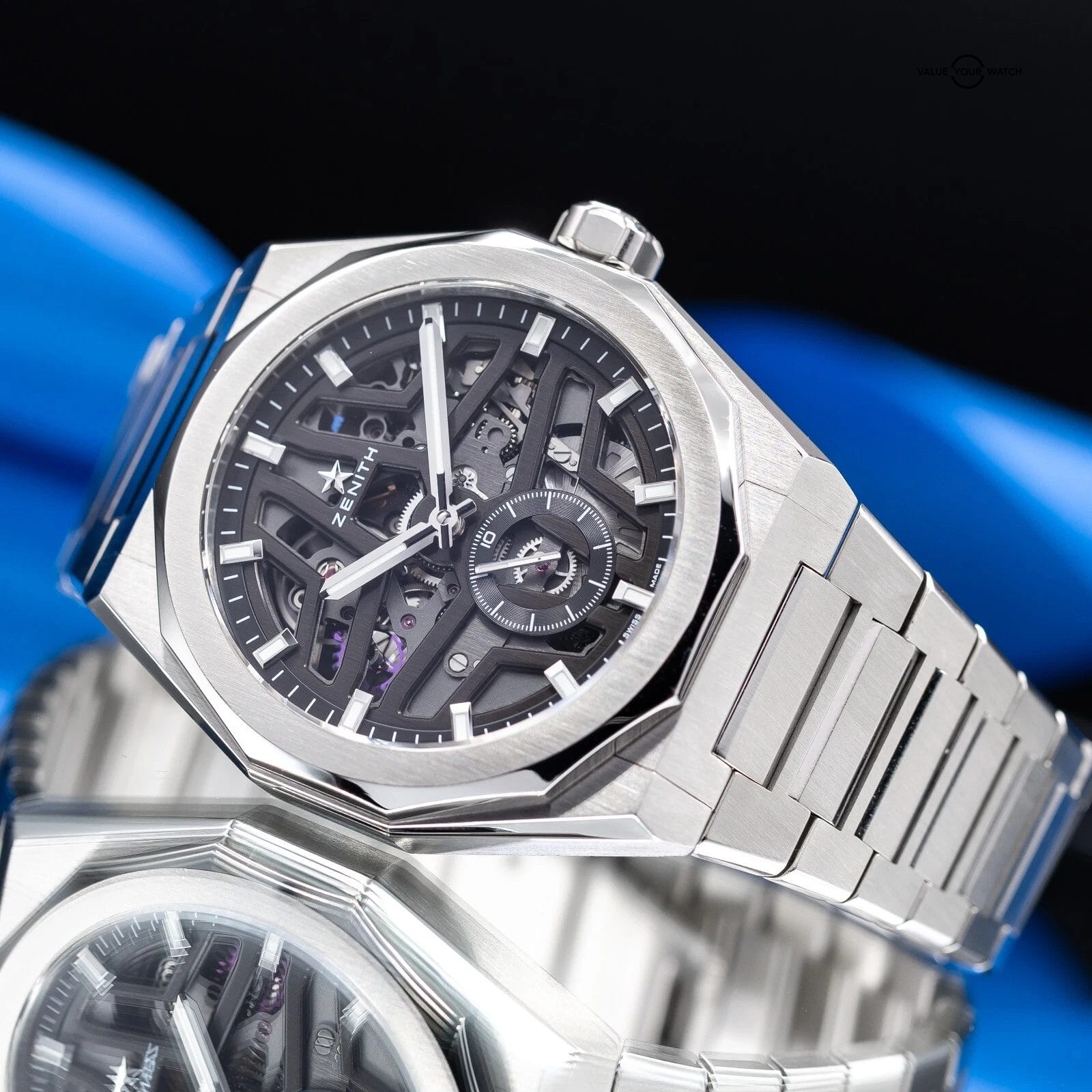 Zenith Defy Skyline Skeleton Black 41mm Watch 03.9300.3620/78.I001 Full Set - Image 4