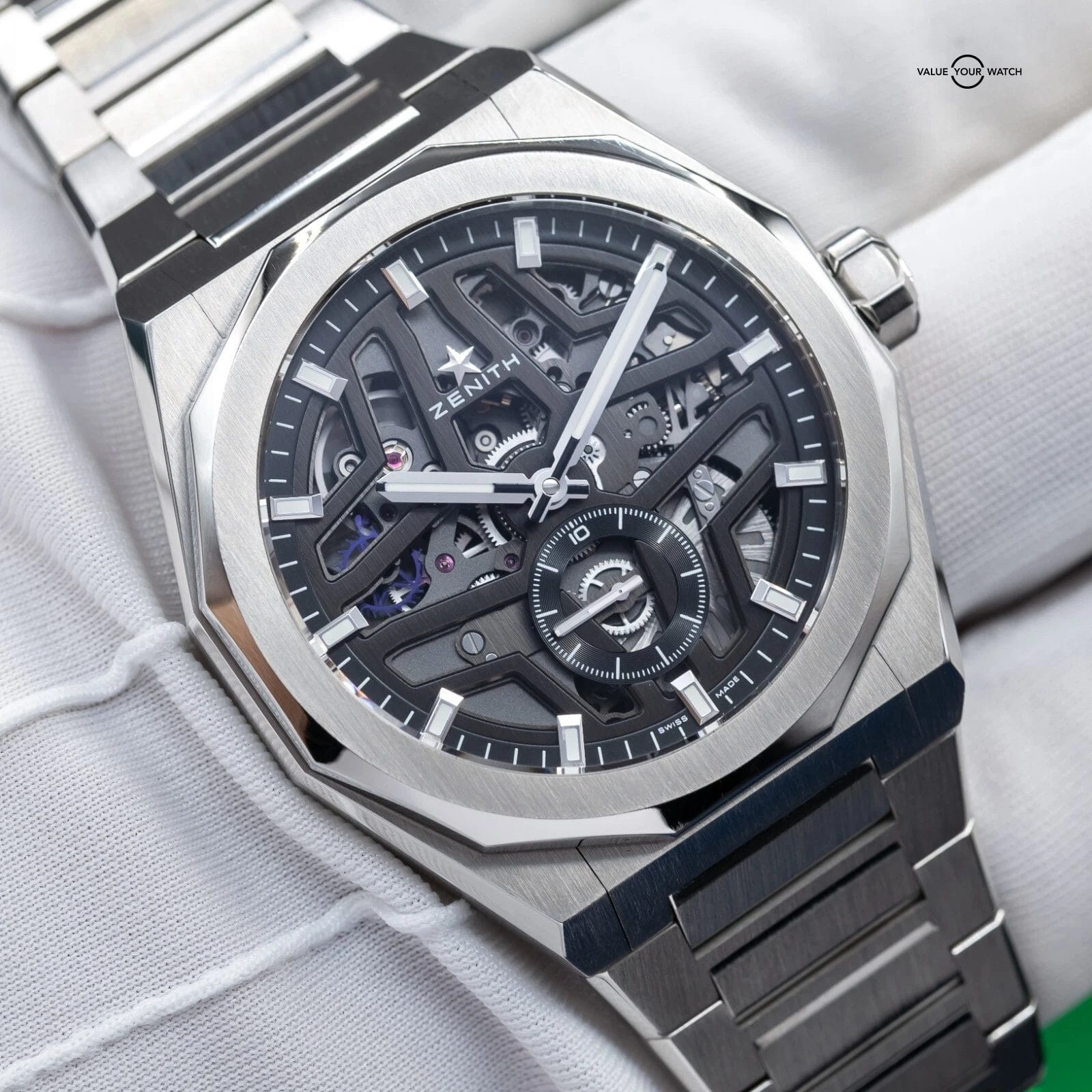 Zenith Defy Skyline Skeleton Black 41mm Watch 03.9300.3620/78.I001 Full Set - Image 5