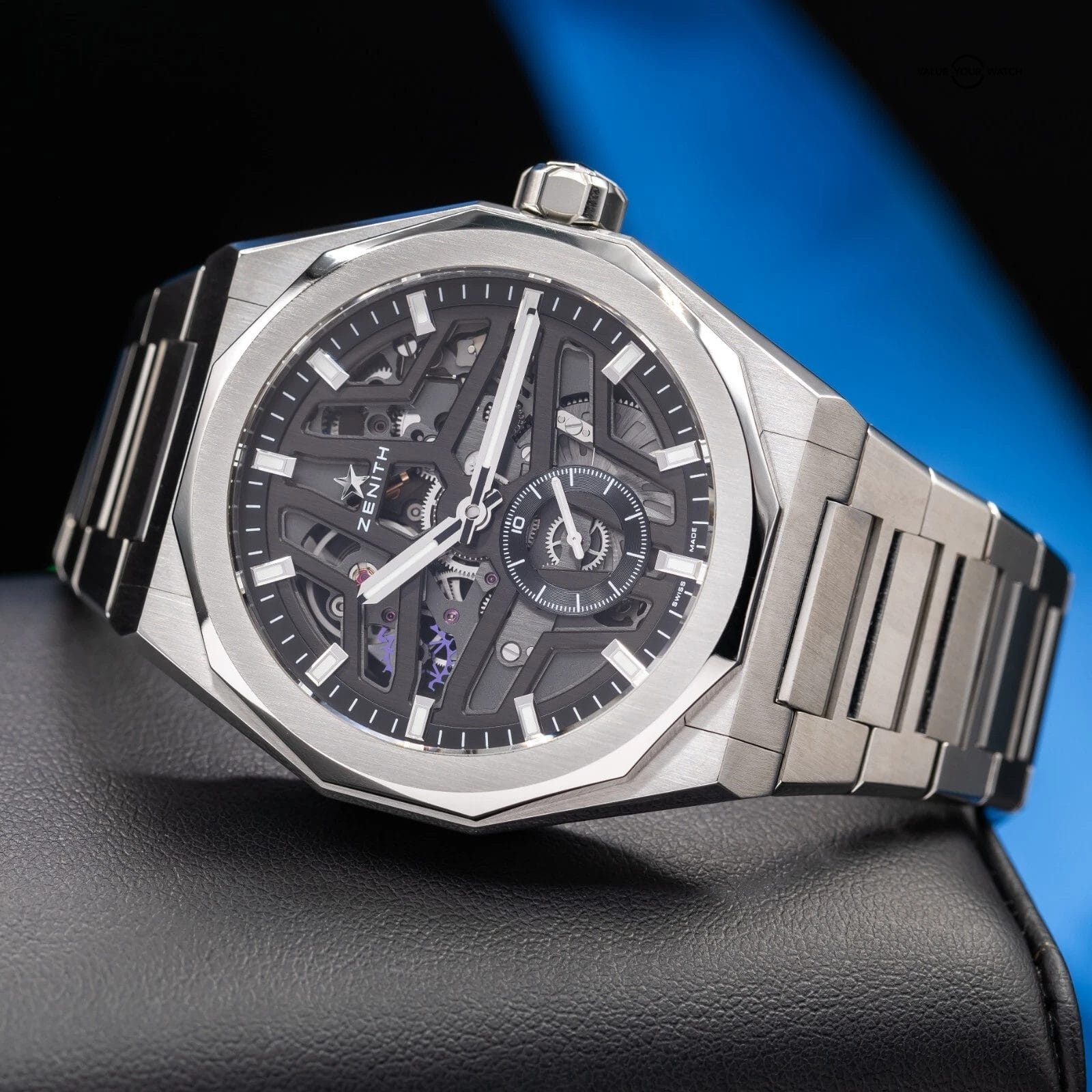 Zenith Defy Skyline Skeleton Black 41mm Watch 03.9300.3620/78.I001 Full Set - Image 8