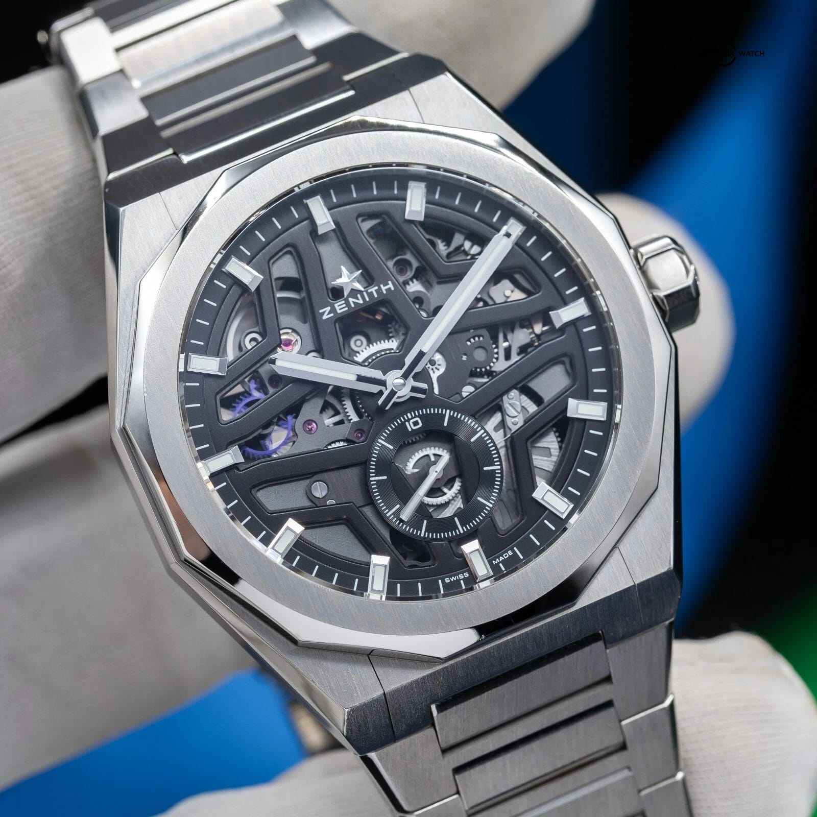 Zenith Defy Skyline Skeleton Black 41mm Watch 03.9300.3620/78.I001 Full Set - Image 12