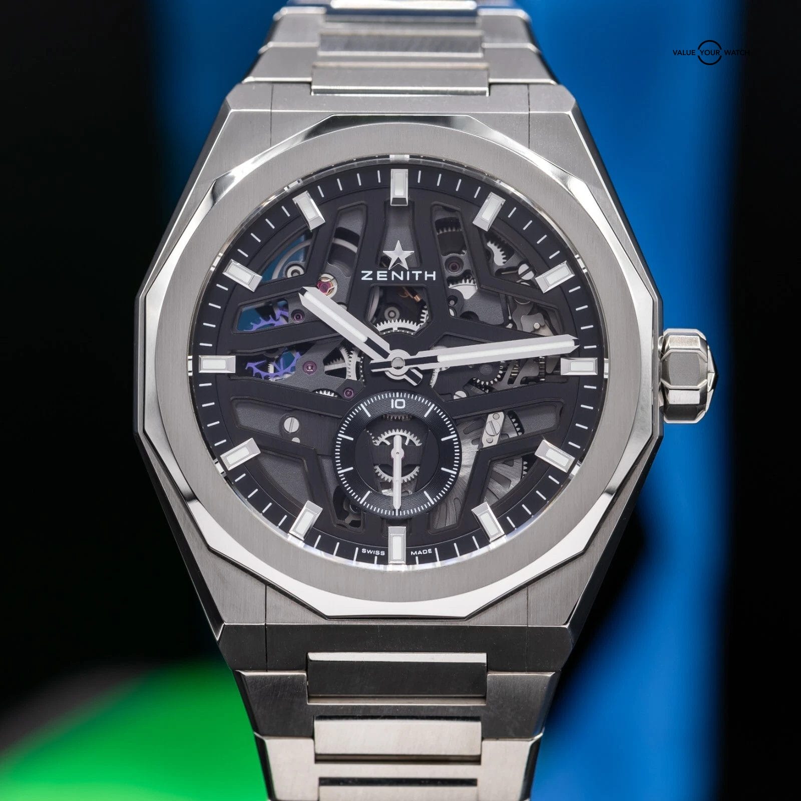 Zenith Defy Skyline Skeleton Black 41mm Watch 03.9300.3620/78.I001 Full Set - Image 13