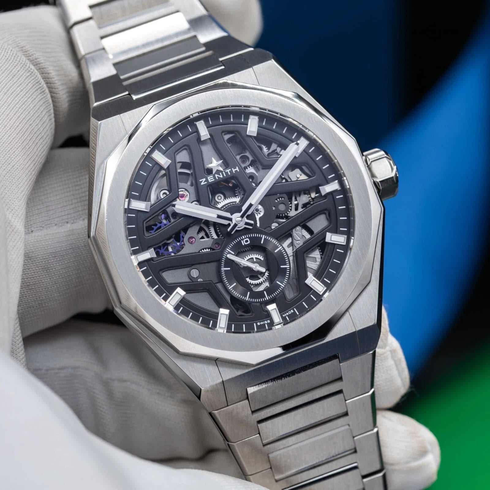 Zenith Defy Skyline Skeleton Black 41mm Watch 03.9300.3620/78.I001 Full Set - Image 16