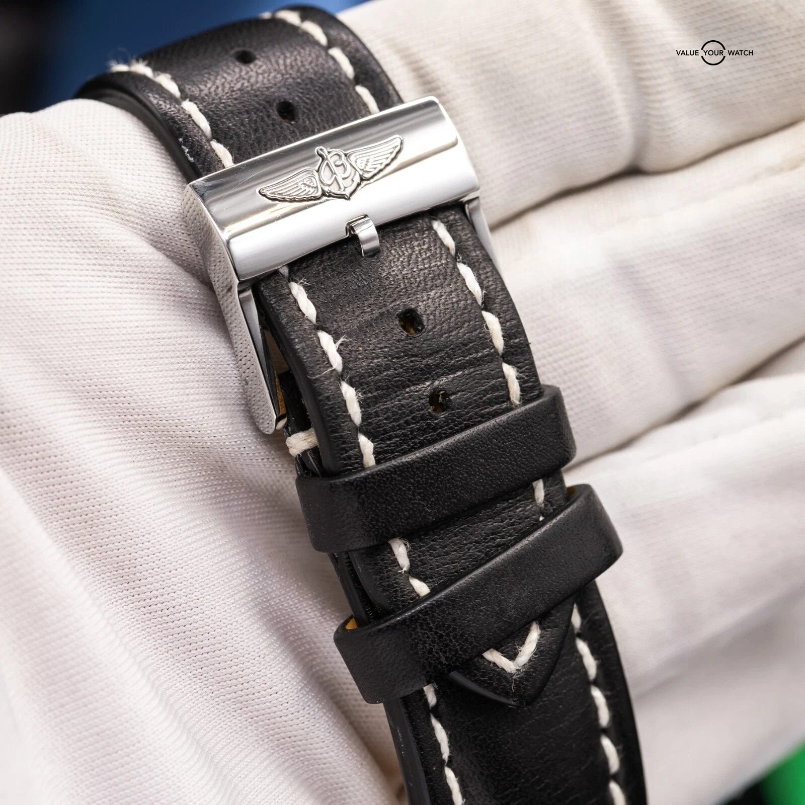 Breitling Navitimer Chronograph Black Dial Mens 41mm Watch A13324 Complete Set - Image 10